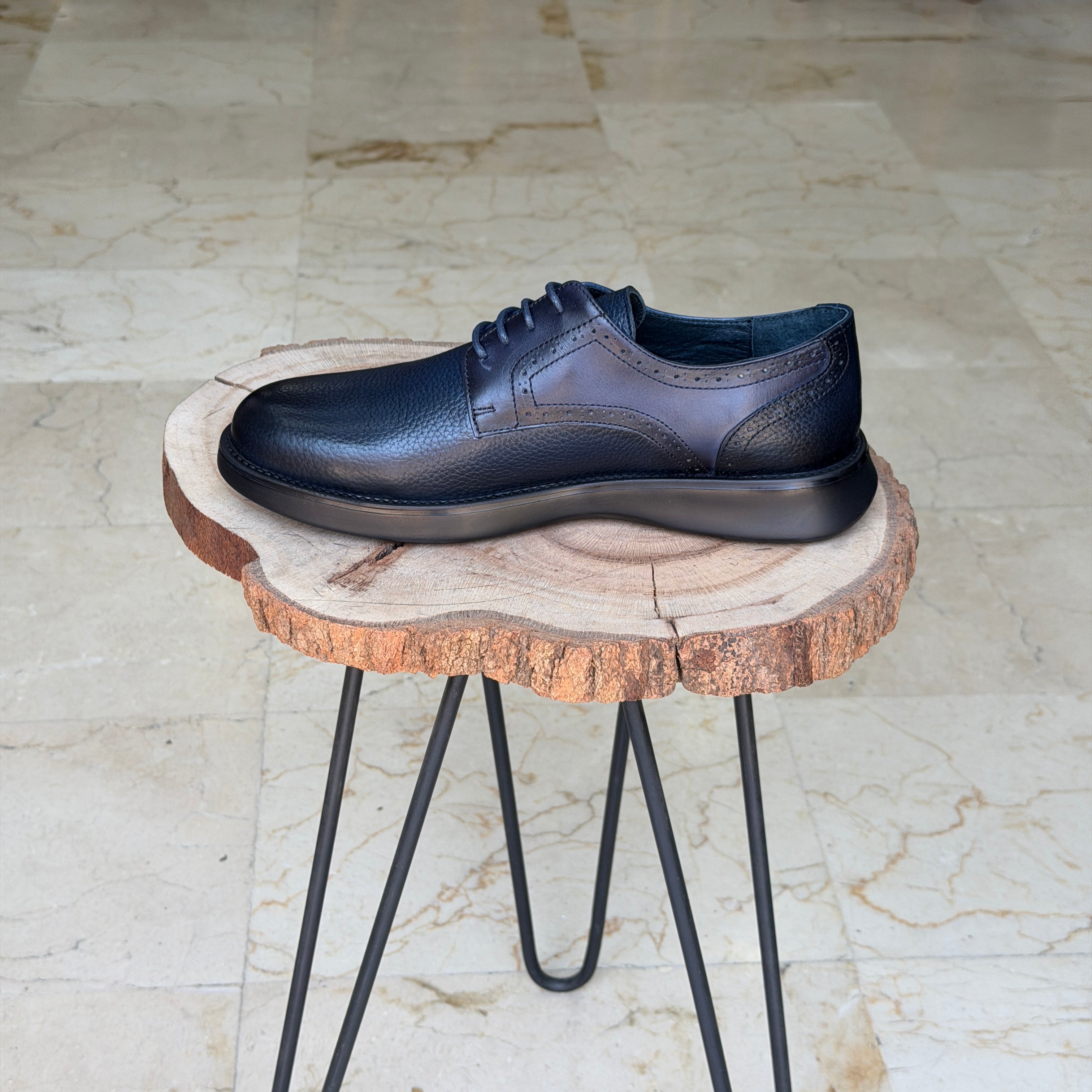 CHAUSSURES EN CUIR ELLEGANO 0467 BLEU