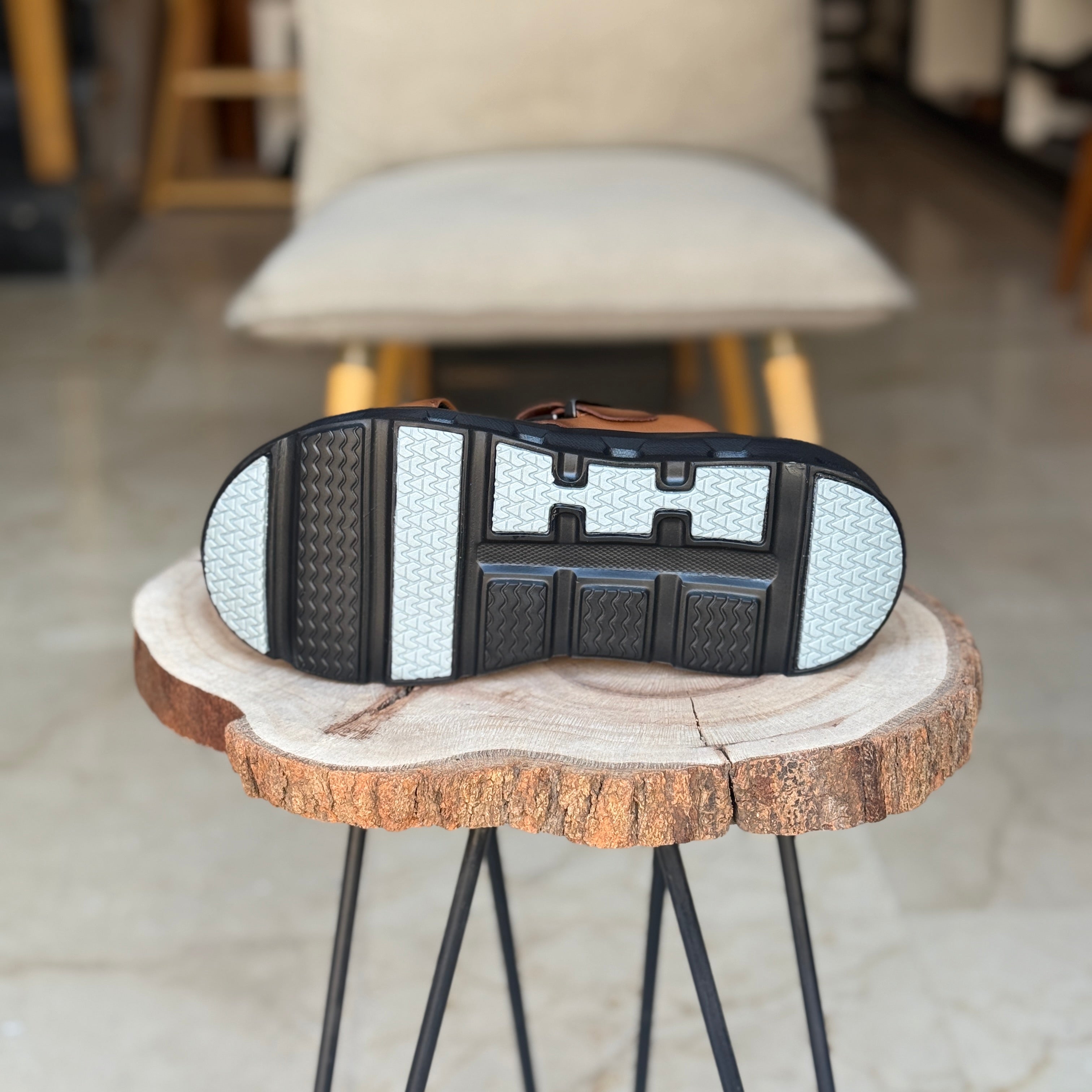 SANDALE EN CUIR SE124 - OrthoConfort TABA