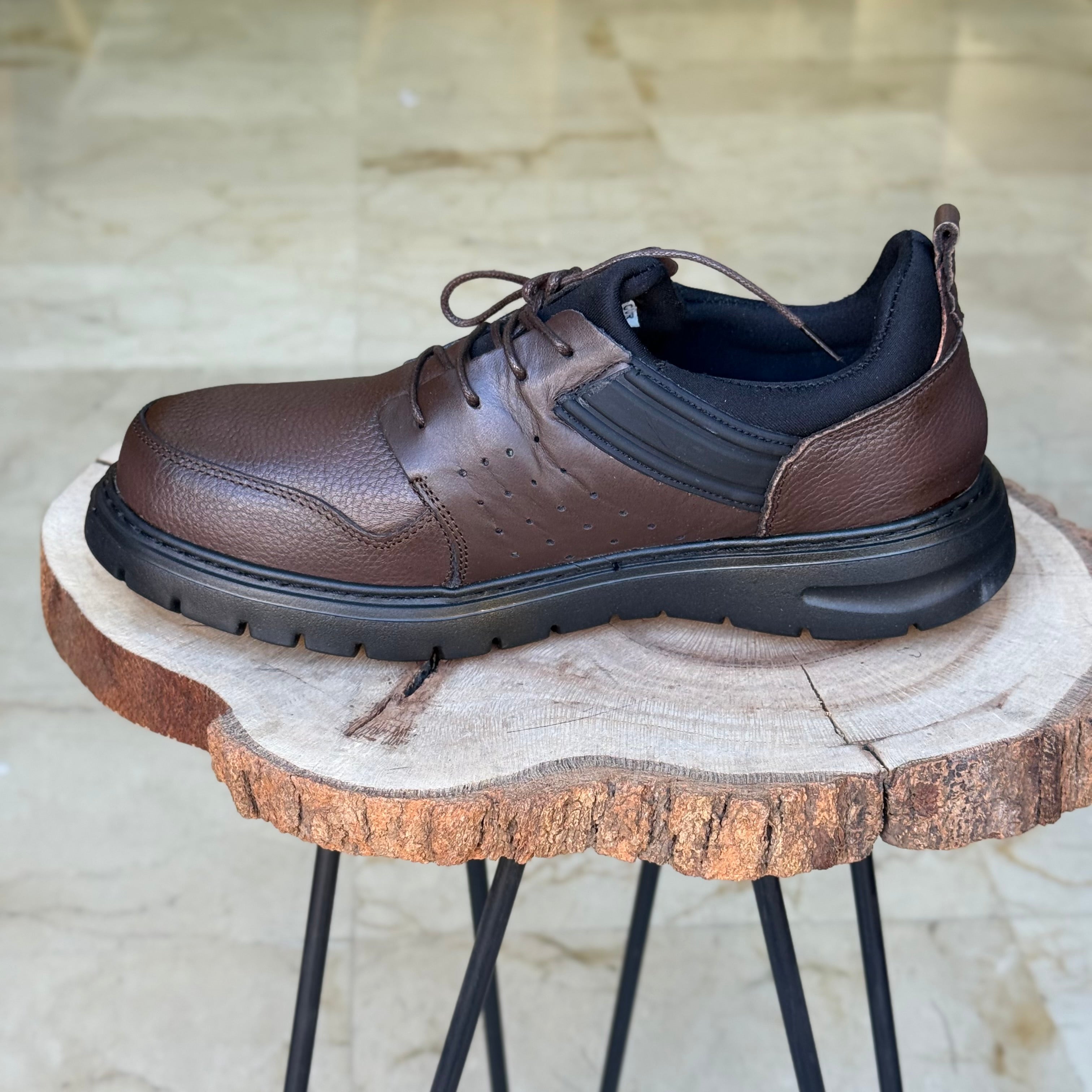 Chaussure Médical En cuir 140 Marron