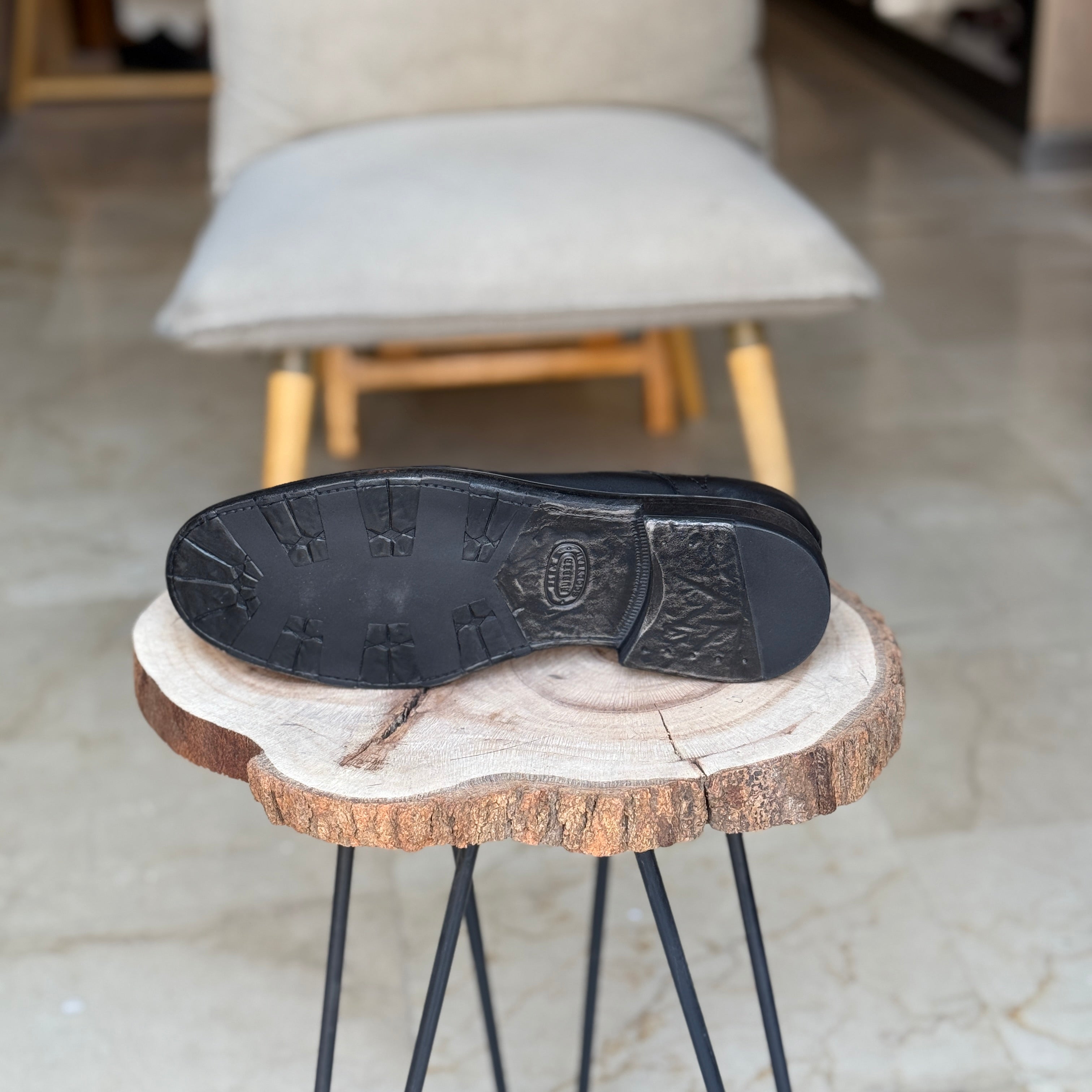 CHAUSSURES EN CUIR VÈRITABLES REF: IT6038 NOIR