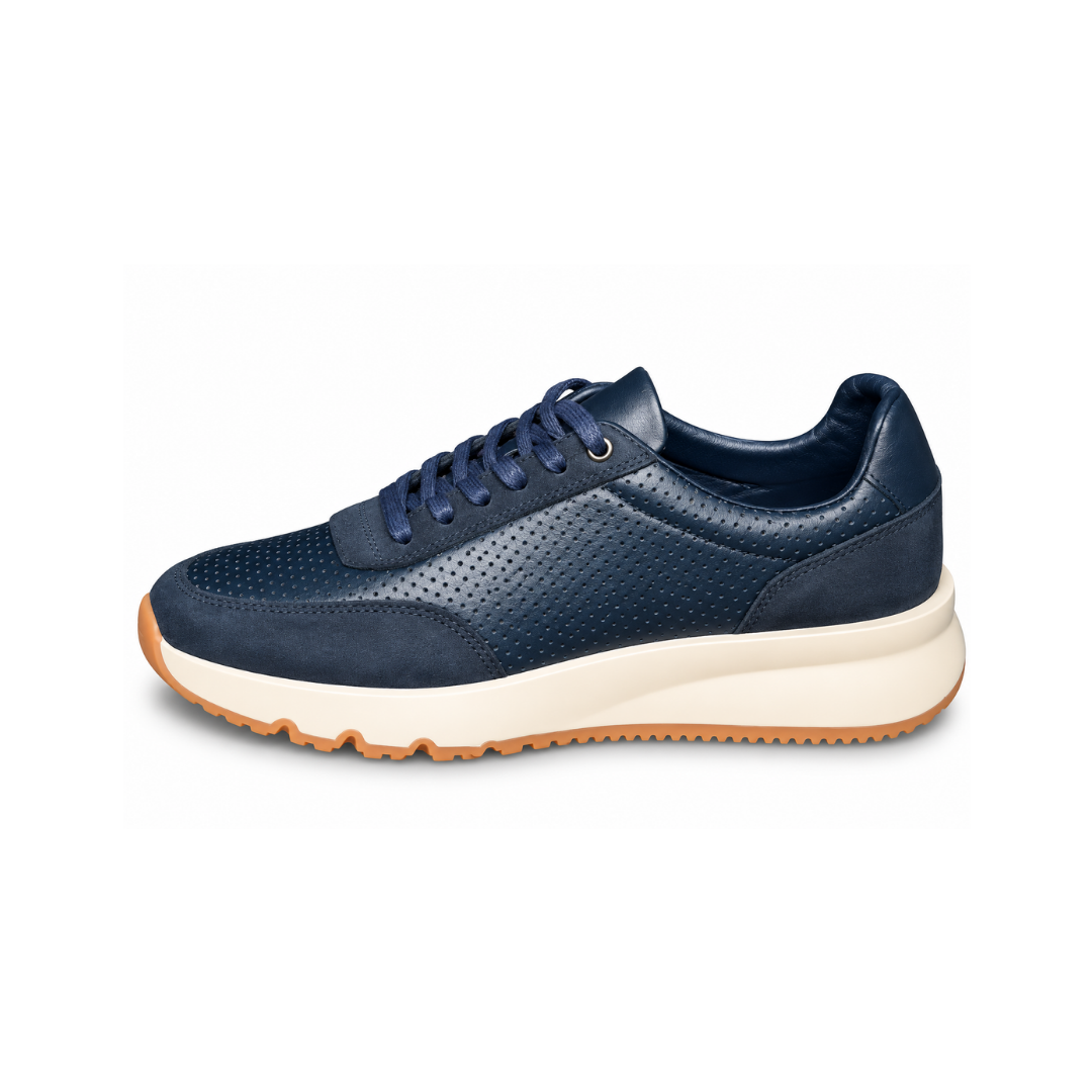 Baskets en Cuir standard NEW 921 BLEU