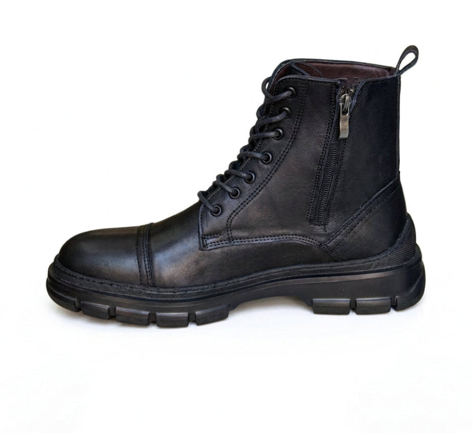 Bottine En Cuir STORM 504 Noir