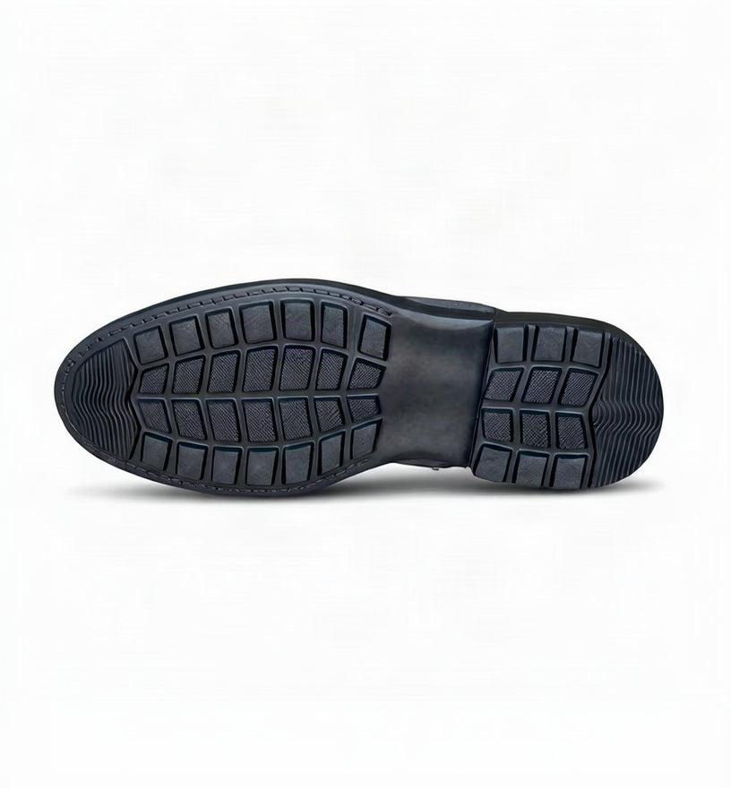 Bottine En Cuir 301 gris
