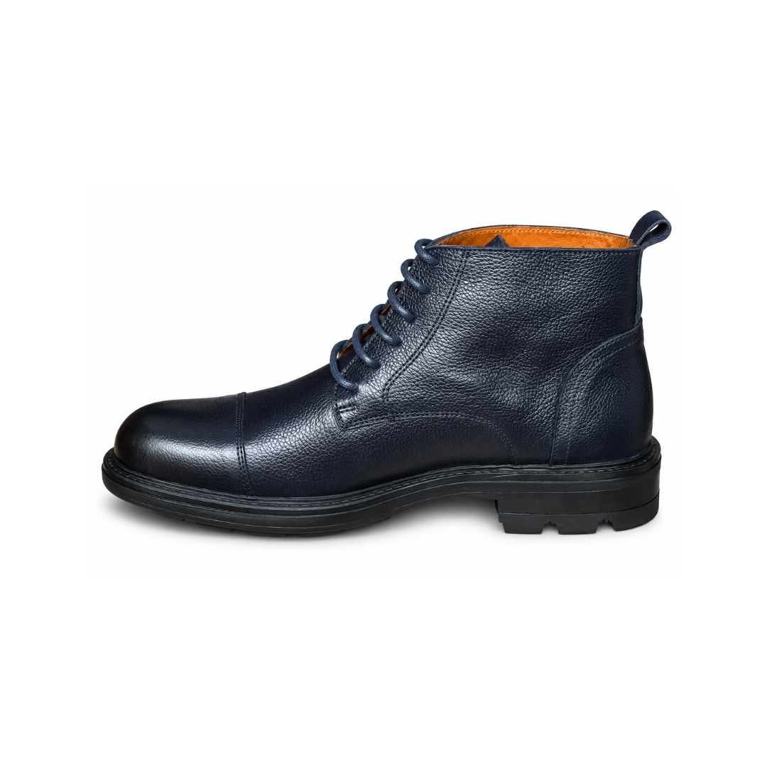 Bottine En Cuir ÀDRIANO 852 BLEU