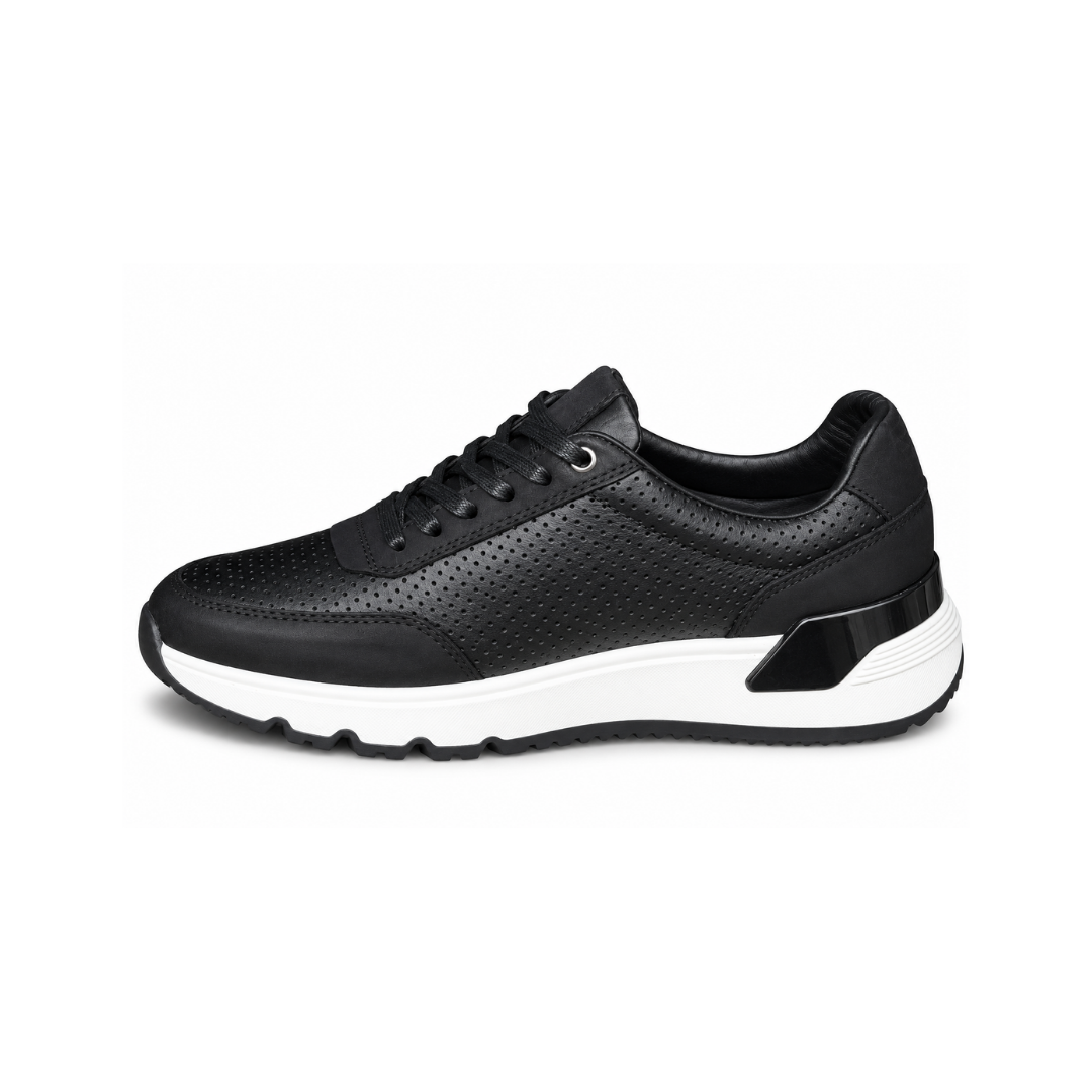 Baskets en Cuir NEW 921 NOIR / A
