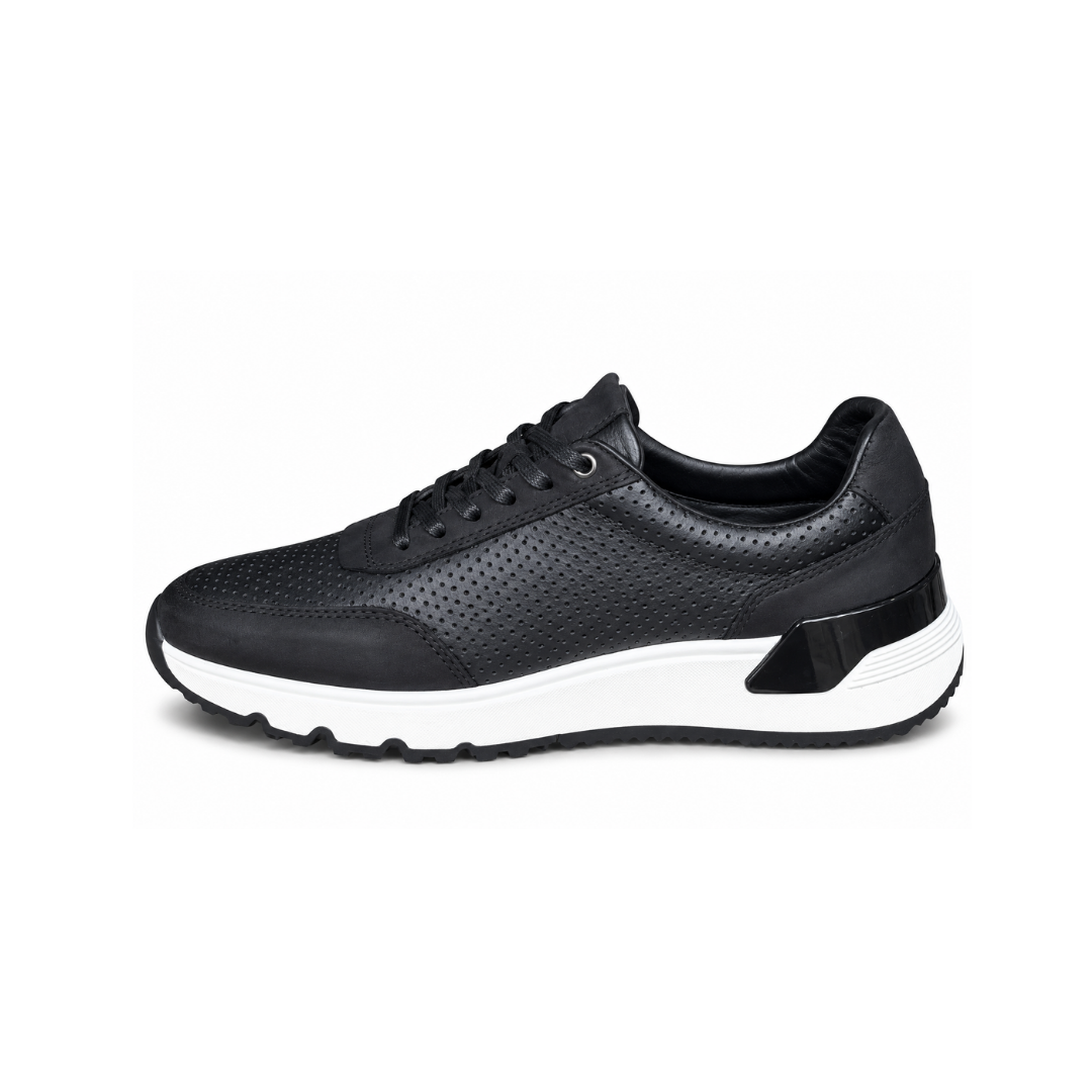 Baskets en Cuir NEW 921 NOIR / A