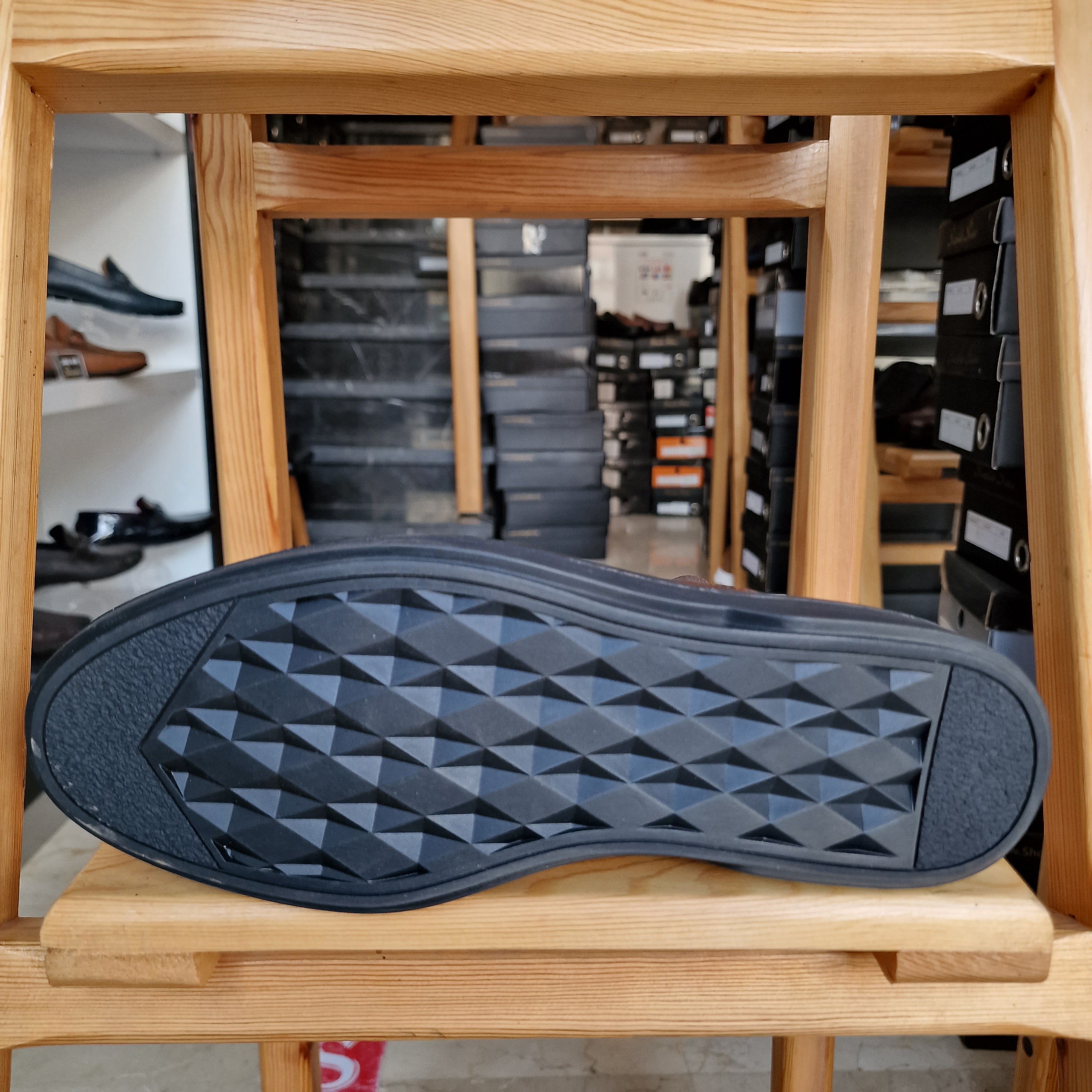 Ref: 1794 Bottine en Cuir Marron Foncé - Shopilo Shoes