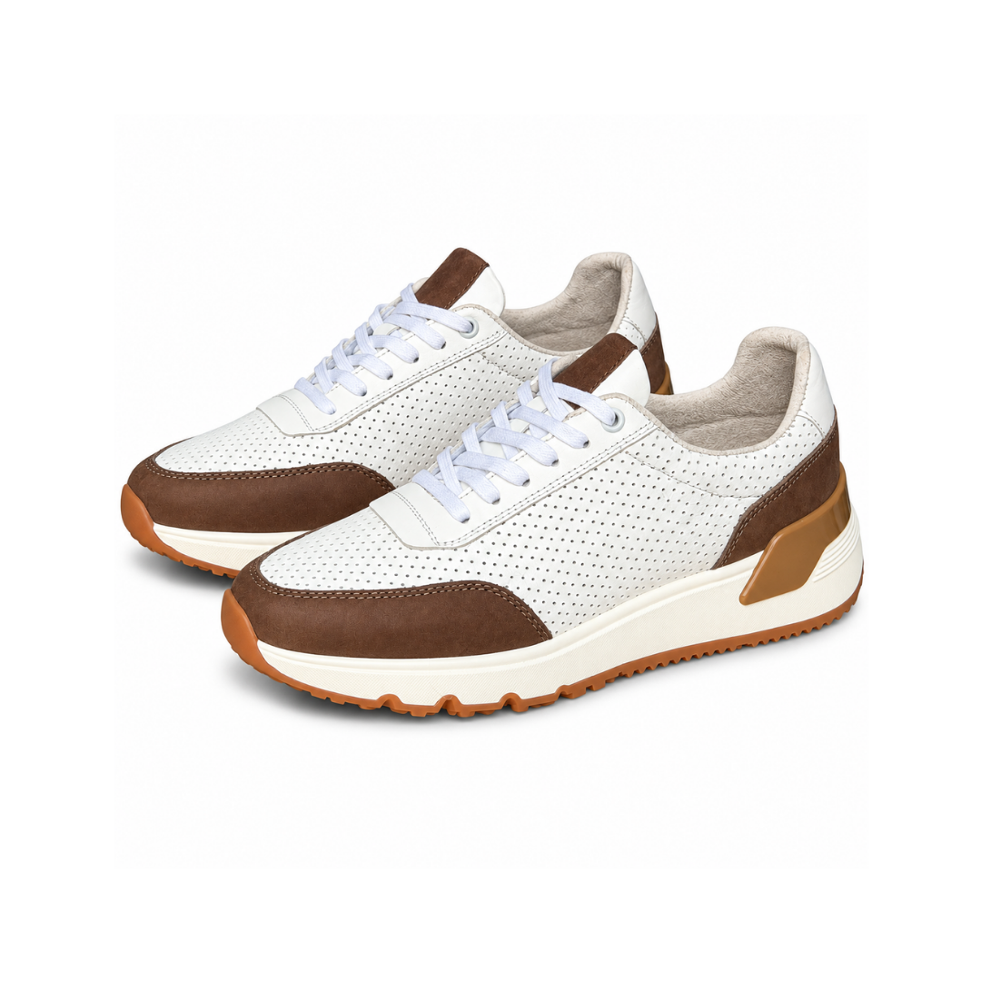 Baskets en Cuir NEW 921 BLANC