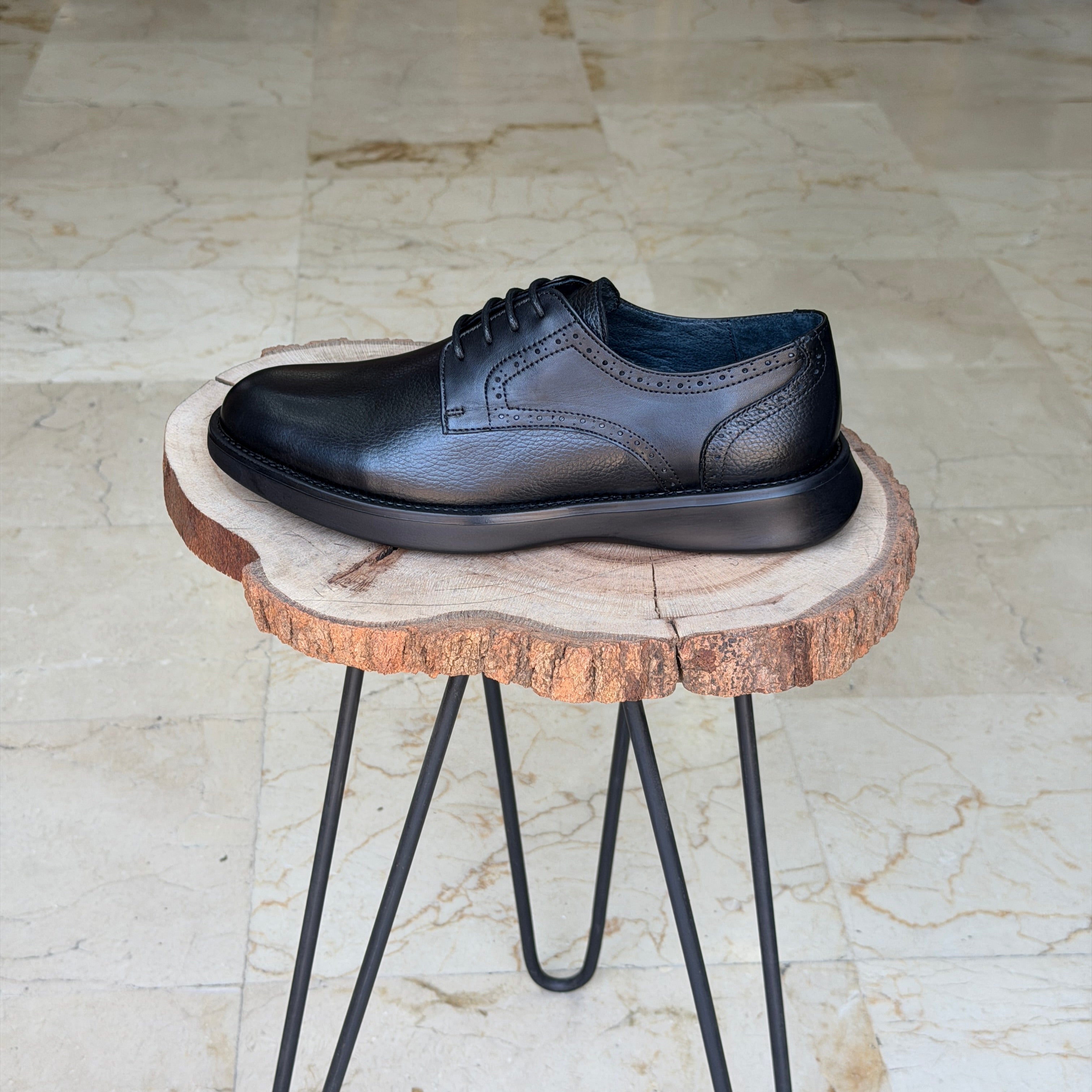 CHAUSSURES EN CUIR ELLEGANO 0467 NOIR