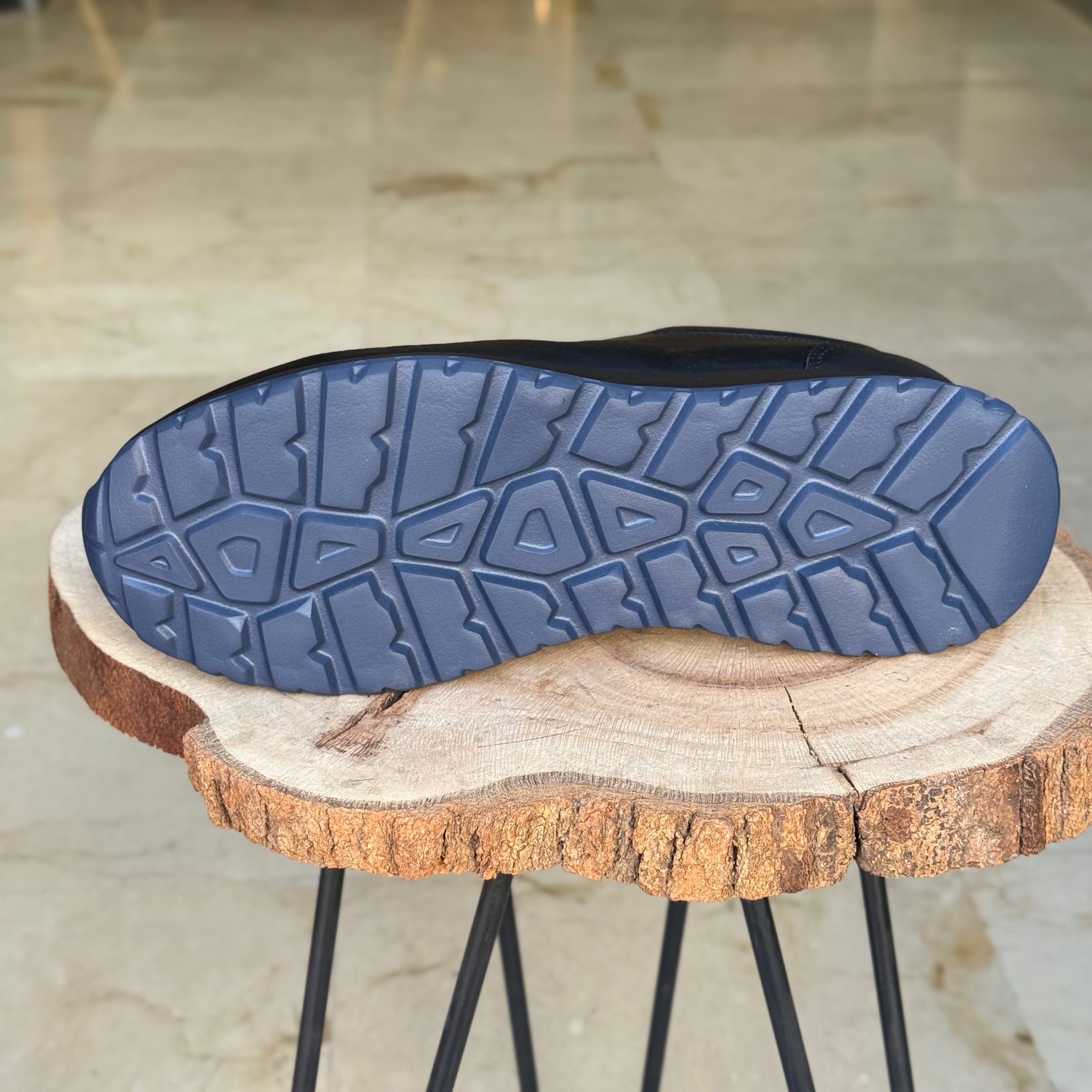 Basket en cuir - 934 NOIR - Shopilo Shoes