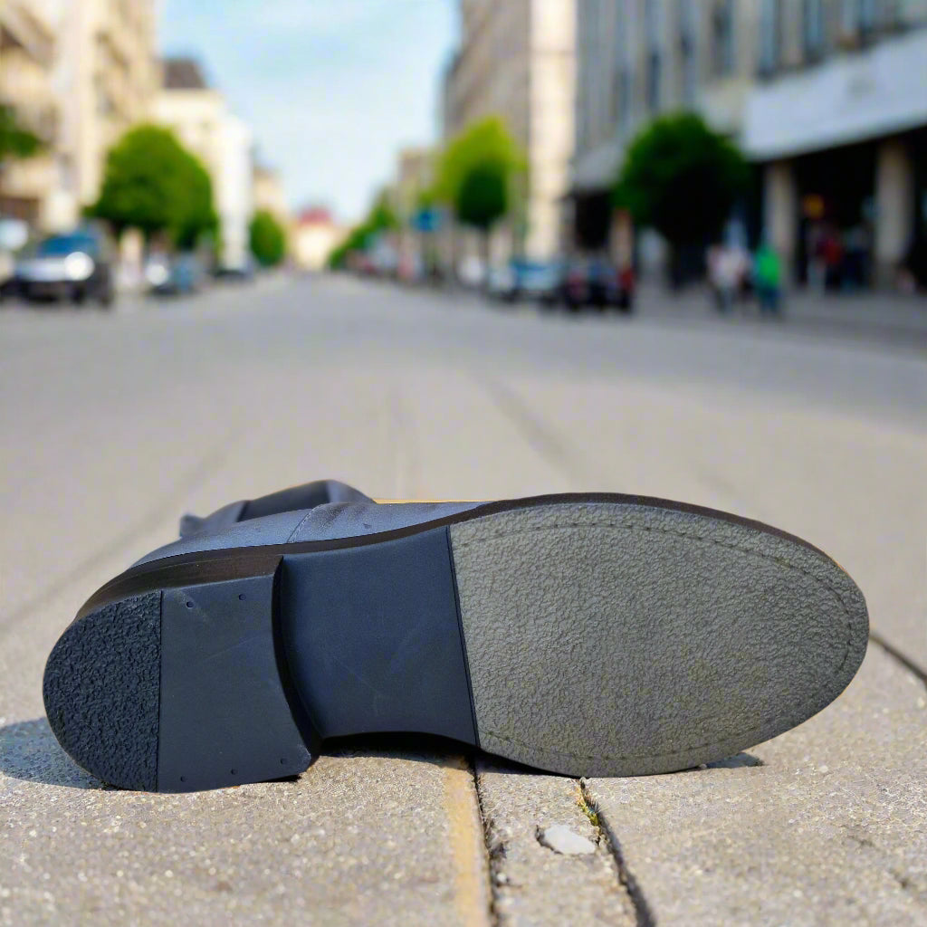 Bottine En Cuir Chelsea 6040 Nubuck Gris