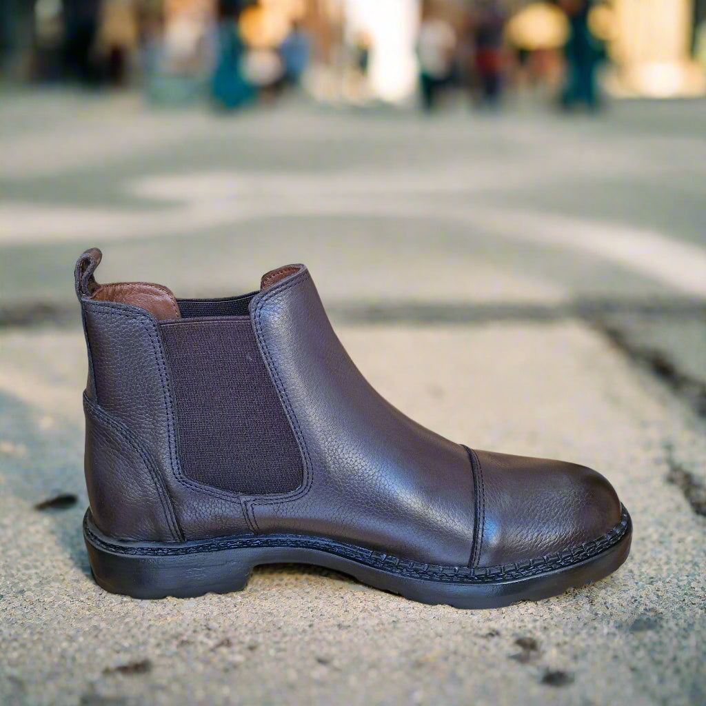 Bottine En Cuir Grinie 205 Marron