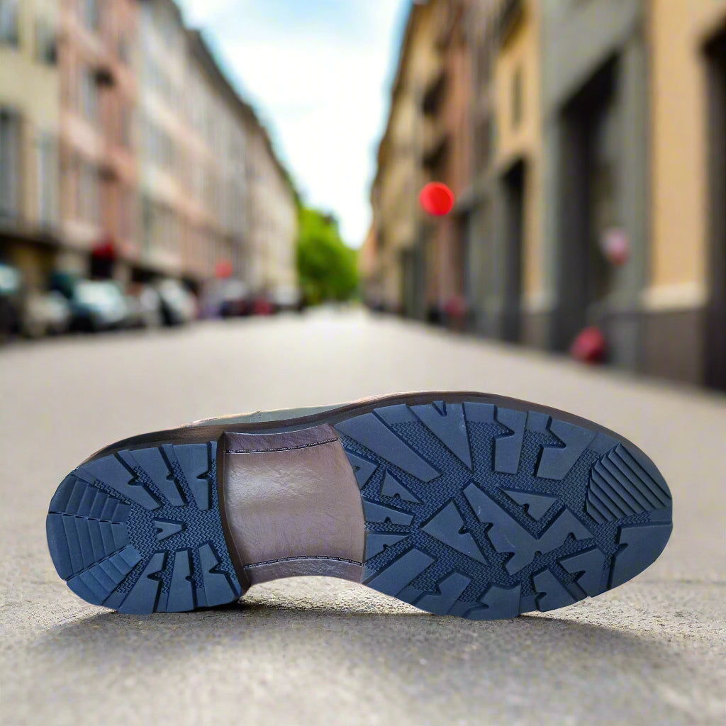 Bottine En Cuir Grinie 205 Noir