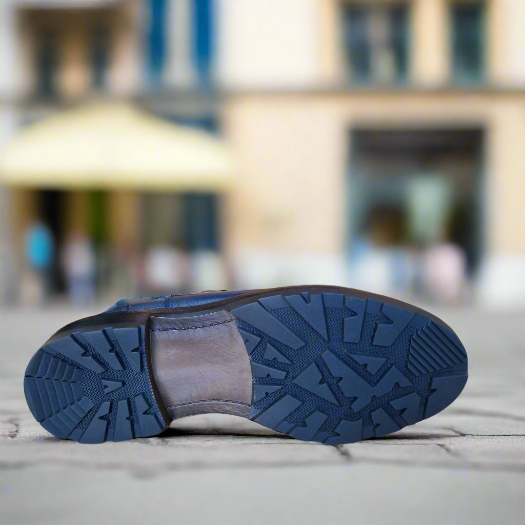 Bottine En Cuir Grinie 205 Gris Nubuck