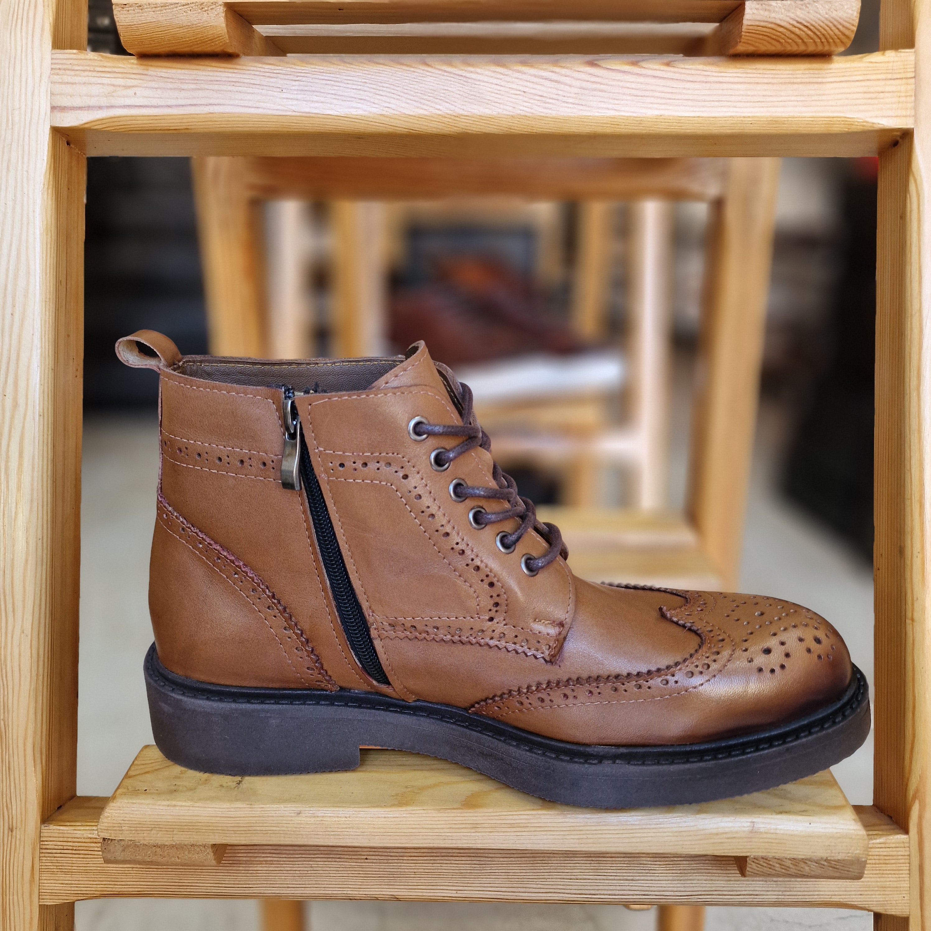 Bottine En Cuir 2023 Richilio Taba