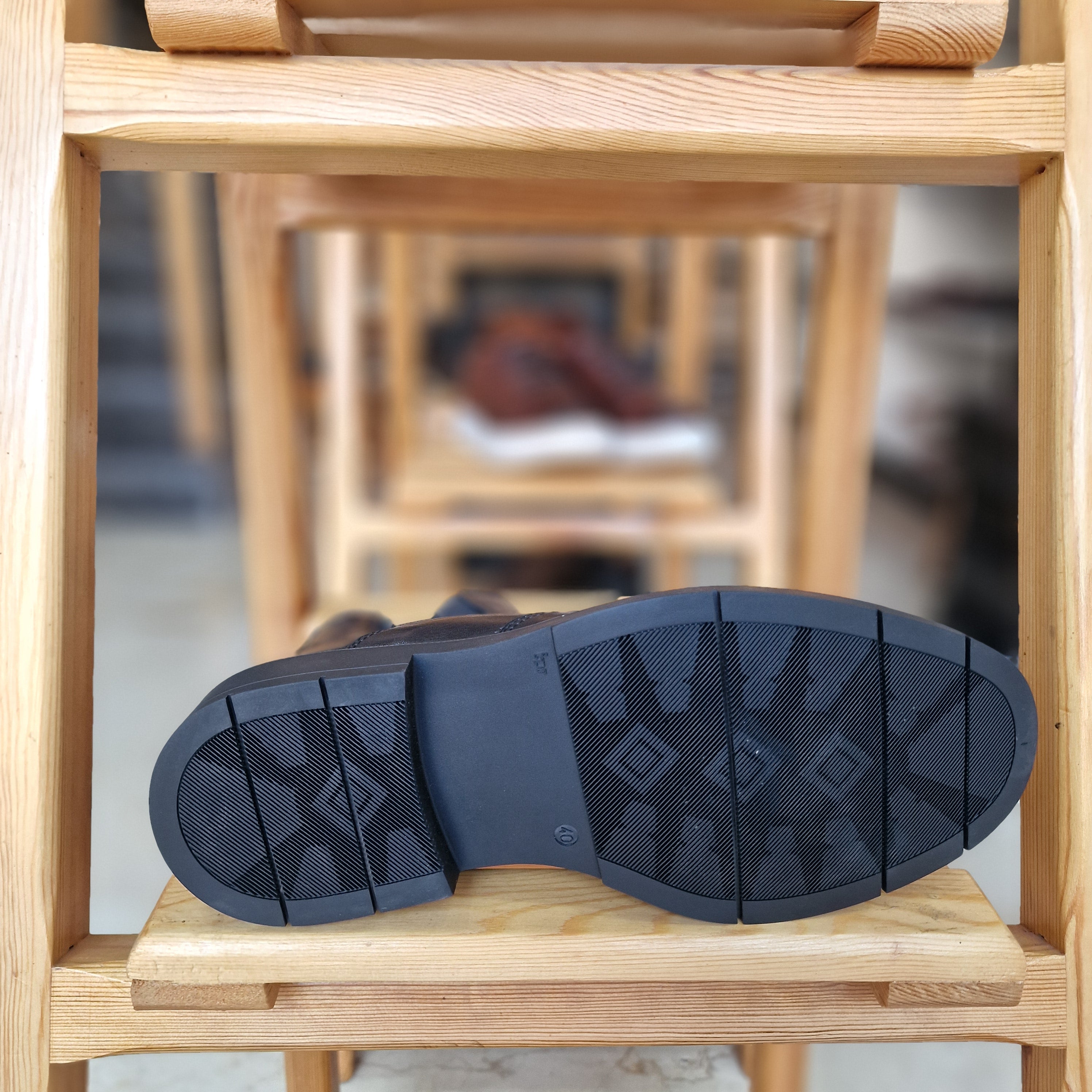Bottine En Cuir 1704 Noir cfc