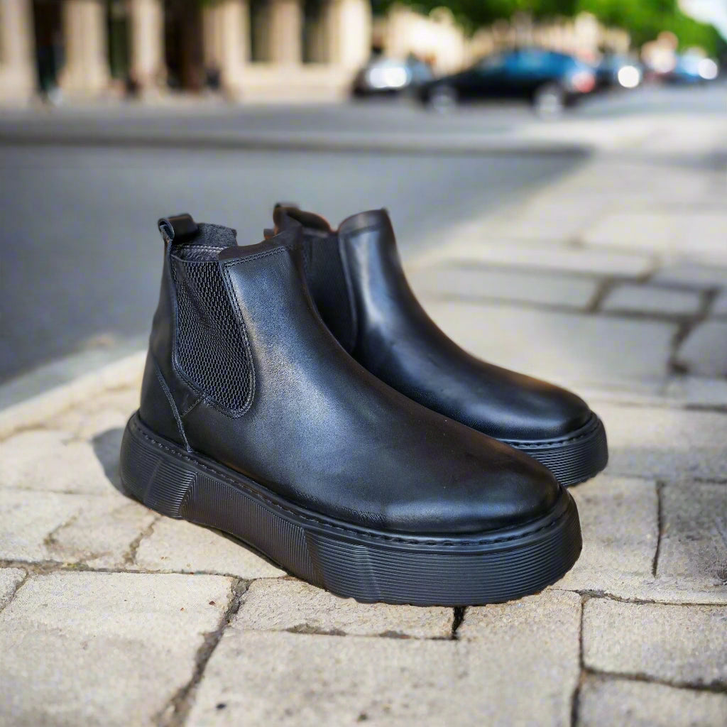 Bottine En Cuir Maestro 1000 Noir