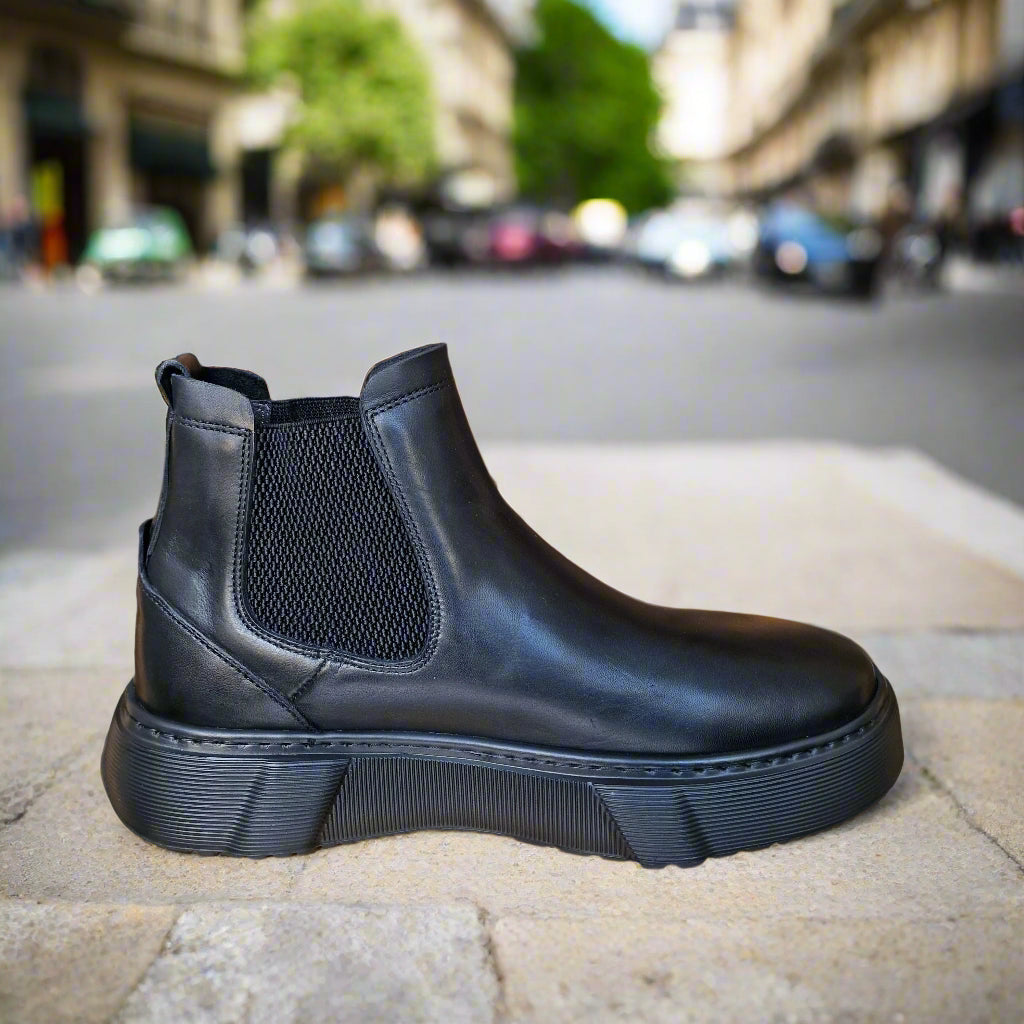 Bottine En Cuir Maestro 1000 Noir