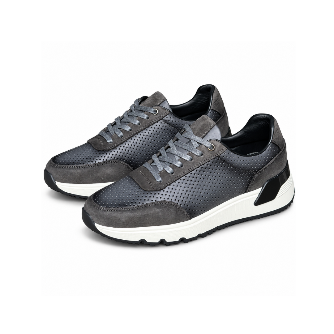 Baskets en Cuir new921 GRIS