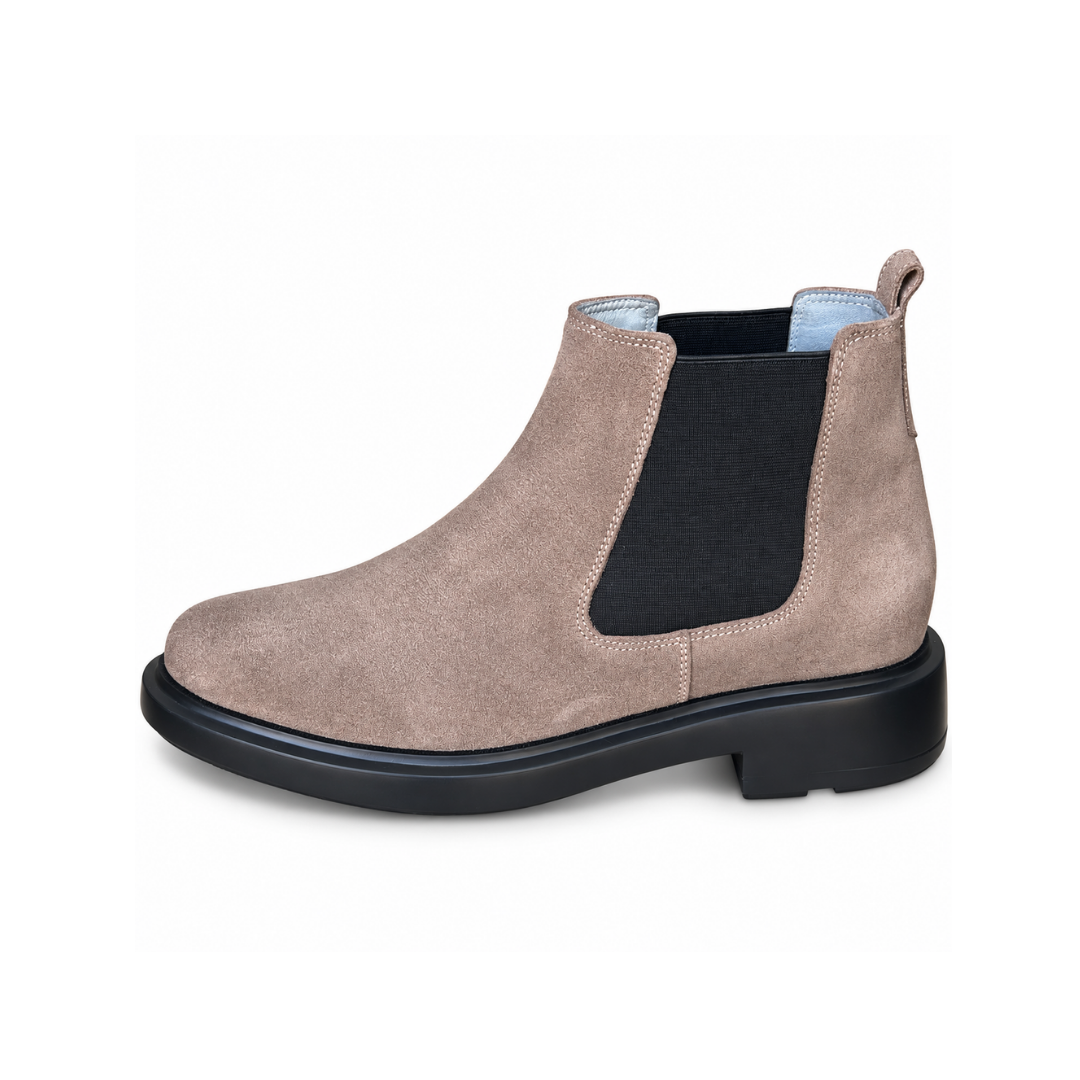 Bottine En Cuir 0400 BEIG DAIM