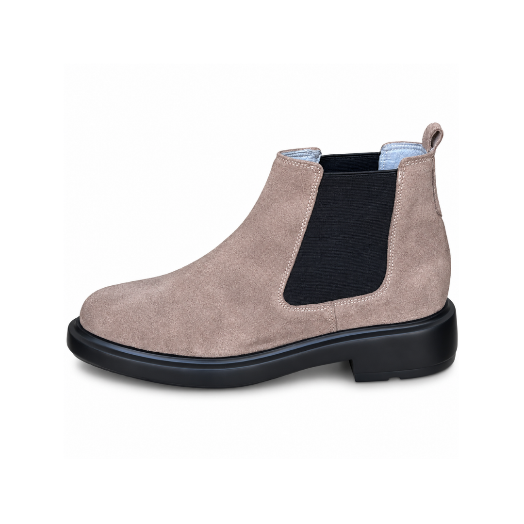 Bottine En Cuir 0400 BEIG DAIM