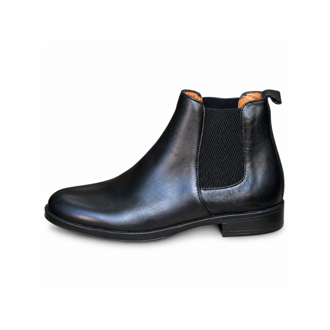 Bottine En Cuir 4060 noir - Shopilo Shoes