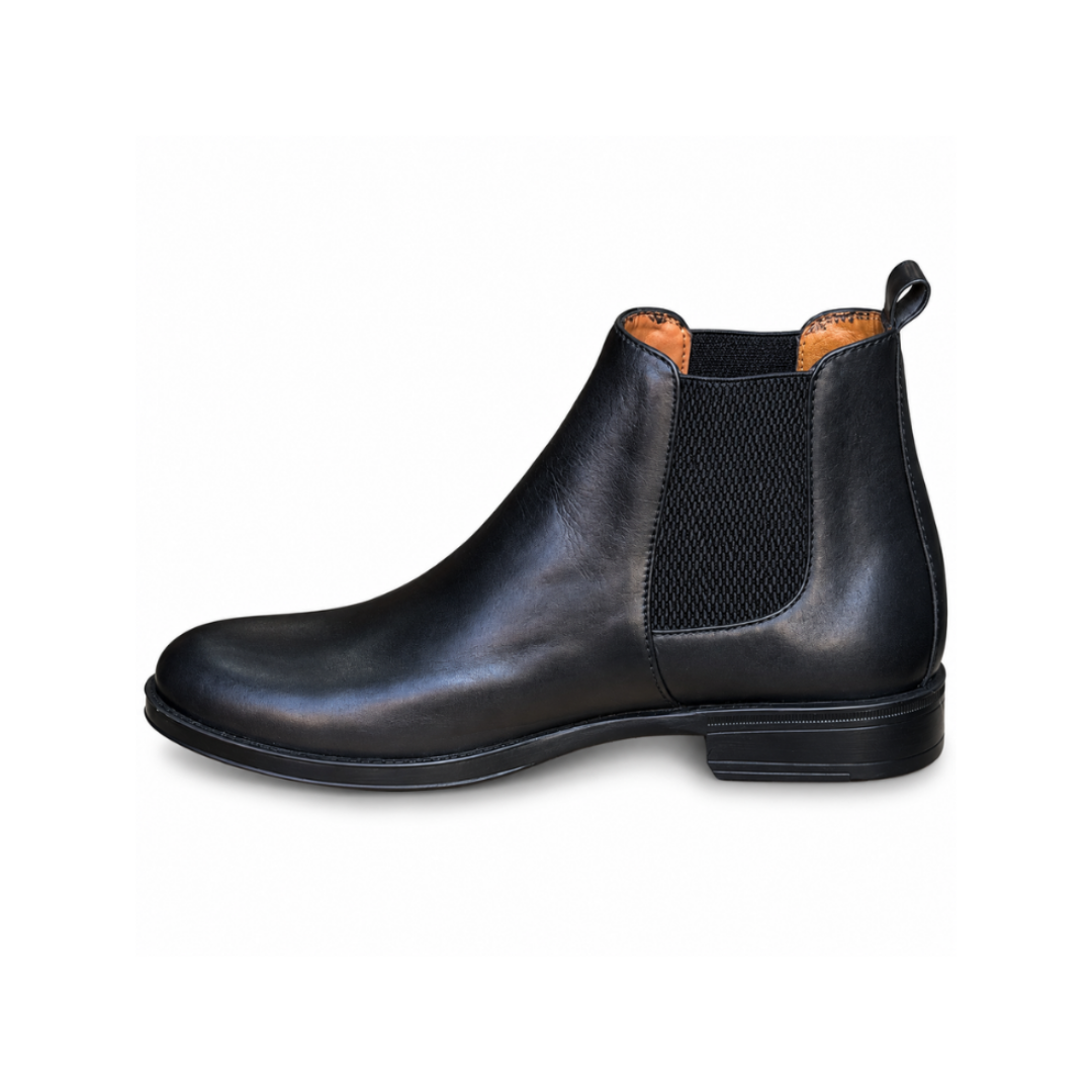 Bottine En Cuir 4060 noir - Shopilo Shoes