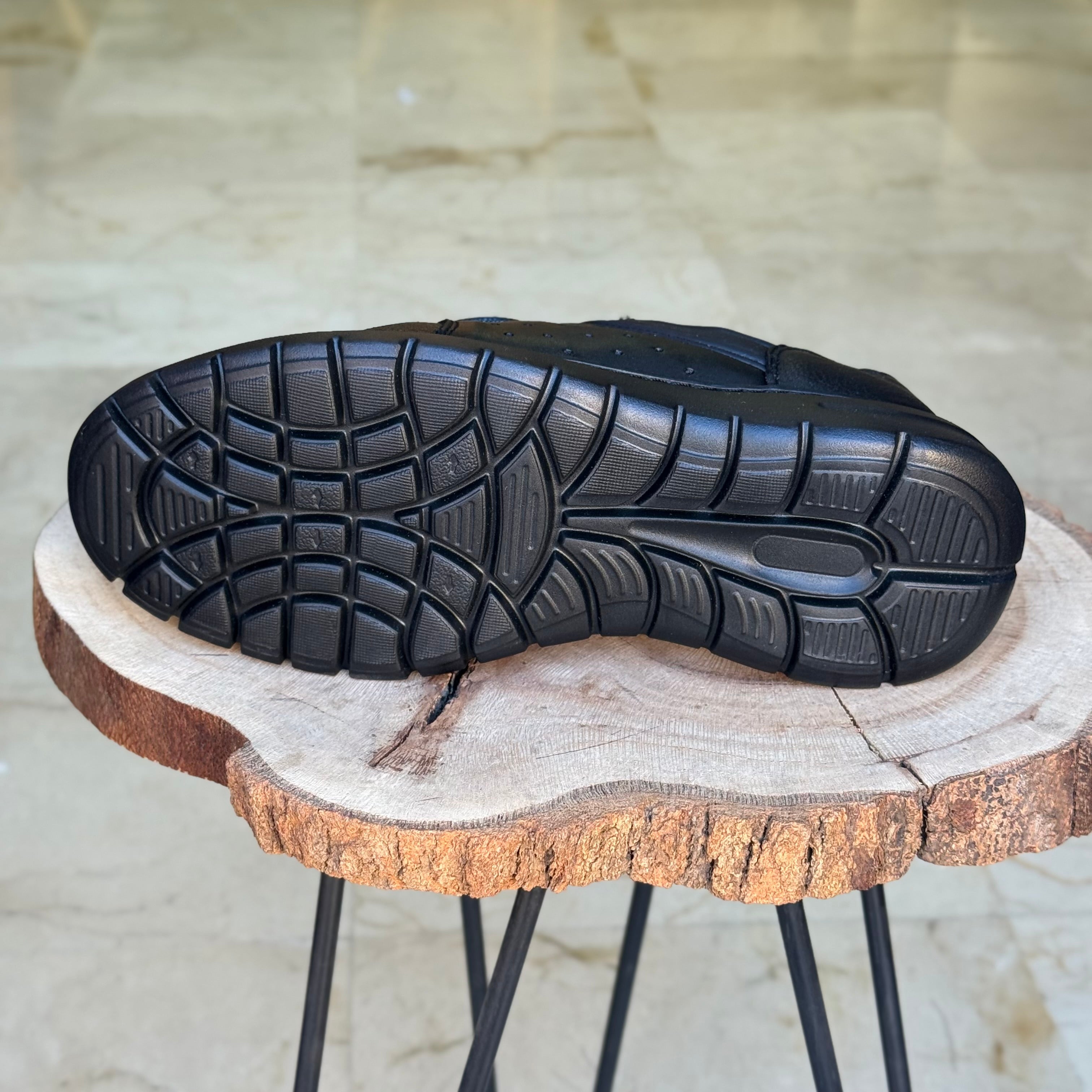 Chaussure Médical En cuir 140 NOIR