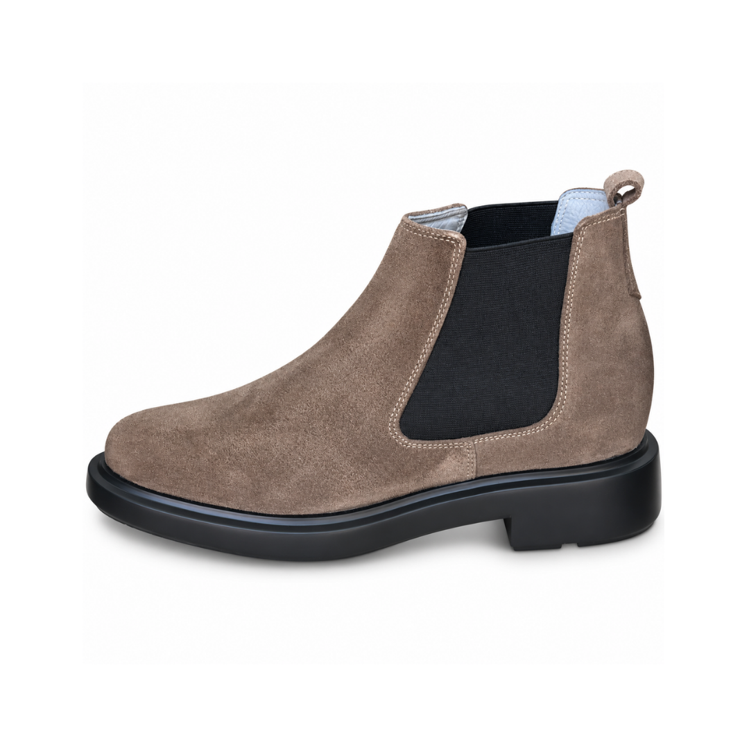 Bottine En Cuir 0400 VERT DAIM