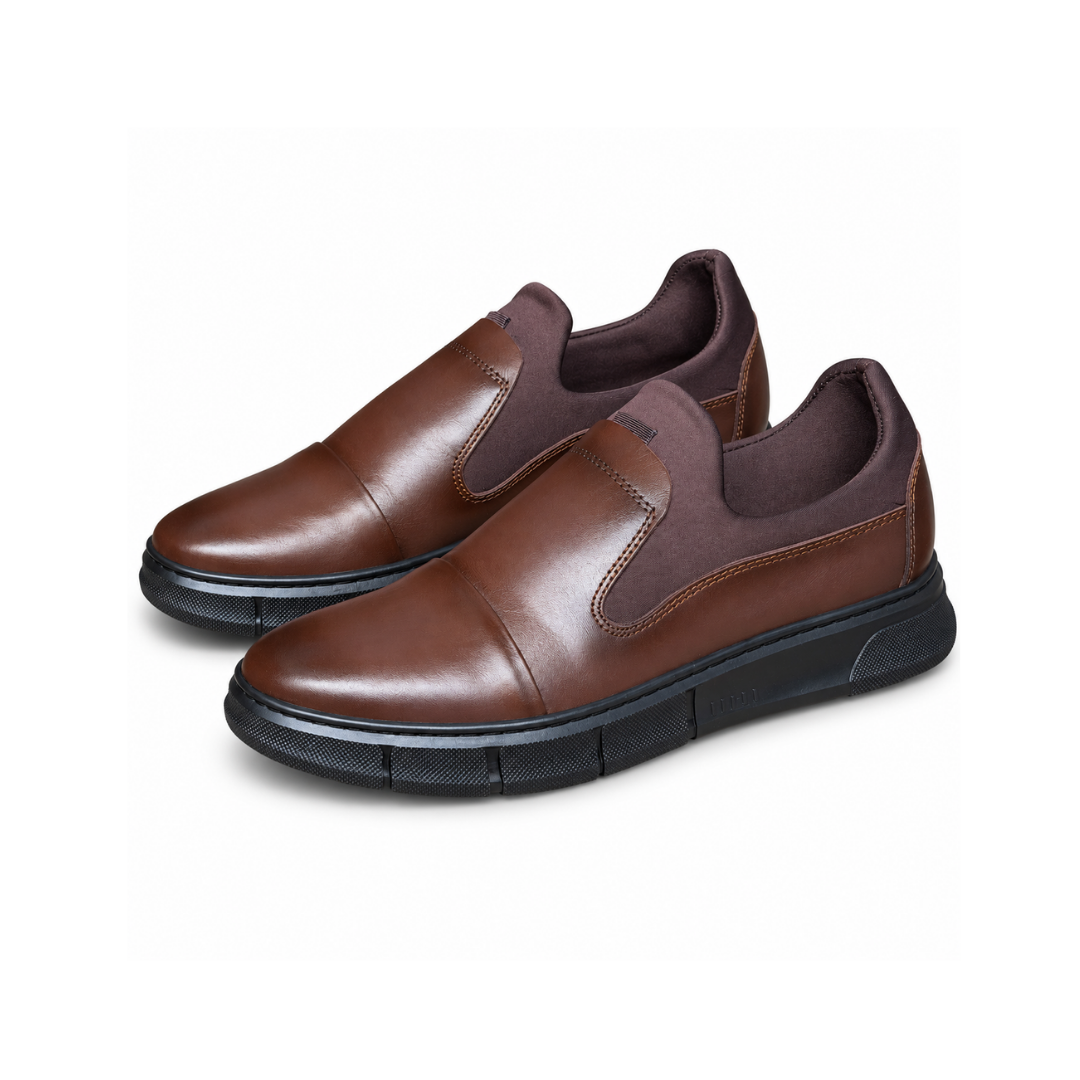 CHAUSSURE VALCON EN CUIR 713 MARRON