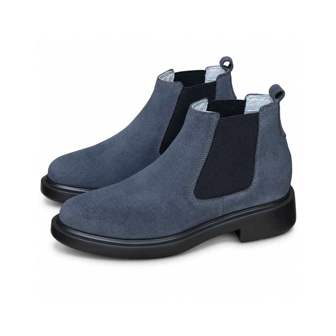 Bottine En Cuir 0400 GRIS DAIM