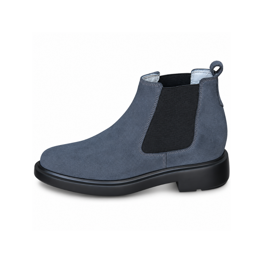 Bottine En Cuir 0400 GRIS DAIM