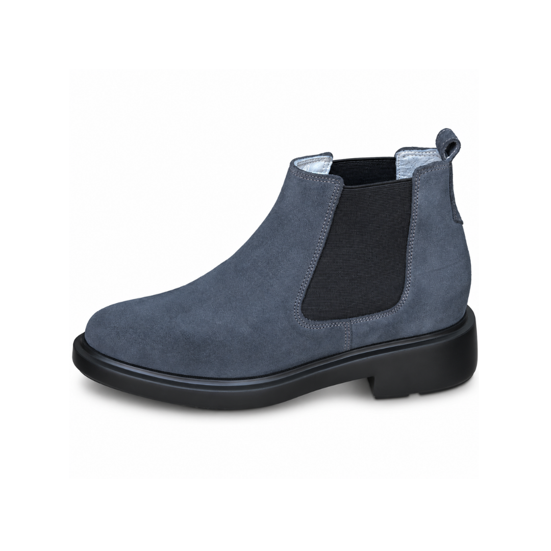 Bottine En Cuir 0400 GRIS DAIM