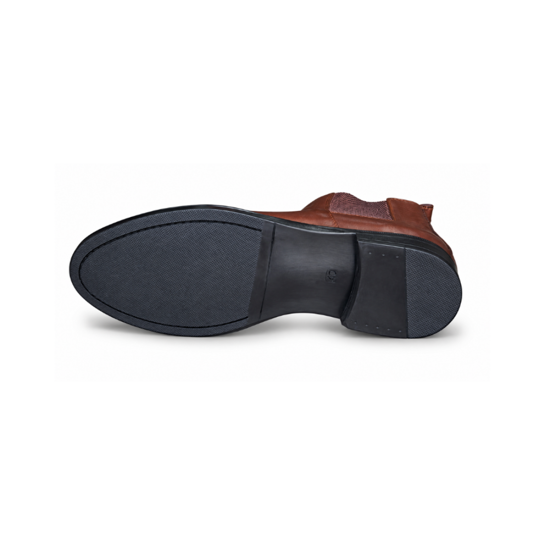 Bottine En Cuir 4060 Marron
