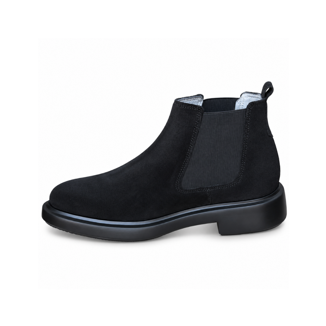 Bottine En Cuir 0400 NOIR DAIM
