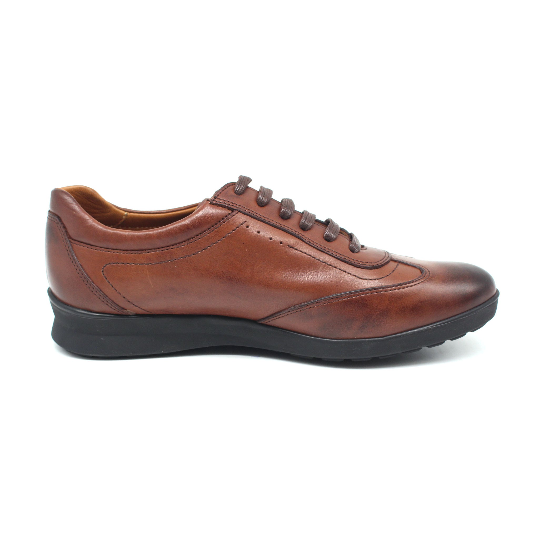 Chaussure en Cuir Ref: 1884 Marron Fonce TK23