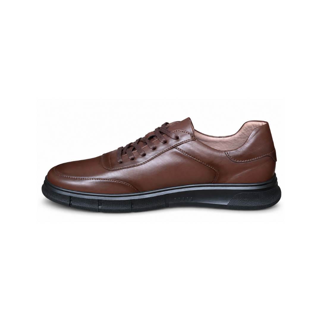 CHAUSSURE VALCON EN CUIR 647 MARRON