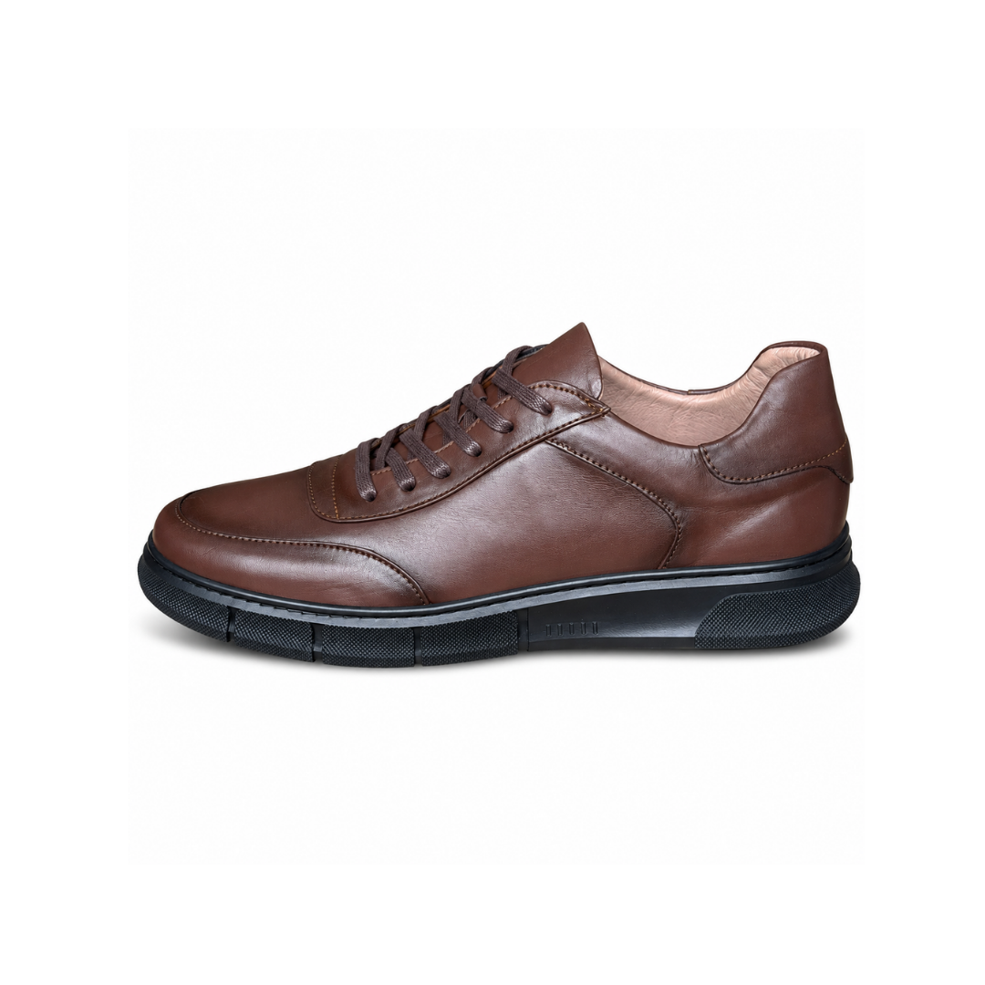 CHAUSSURE VALCON EN CUIR 647 MARRON