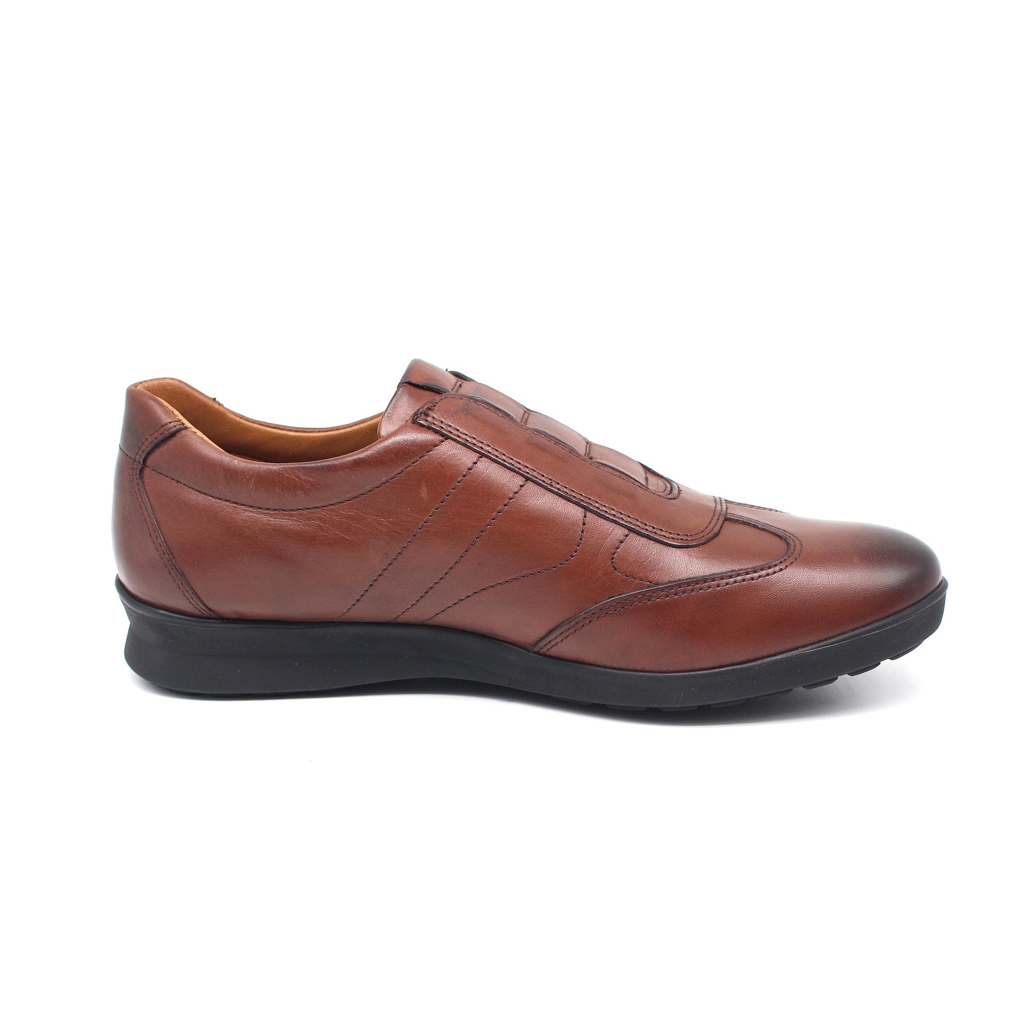 Chaussure en Cuir Ref: 1847 Marron Fonce TK23