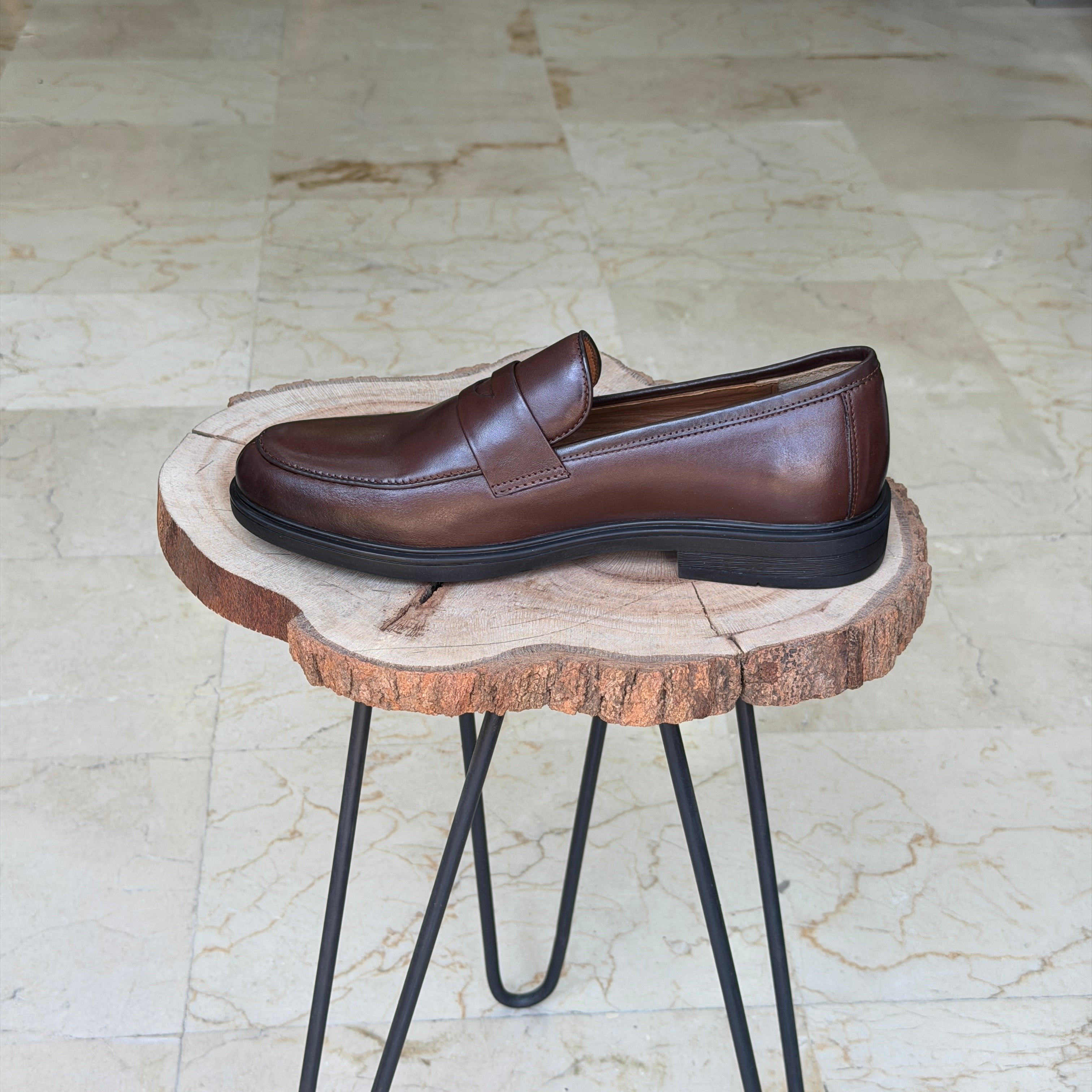 chaussure en cuir 0103 marron