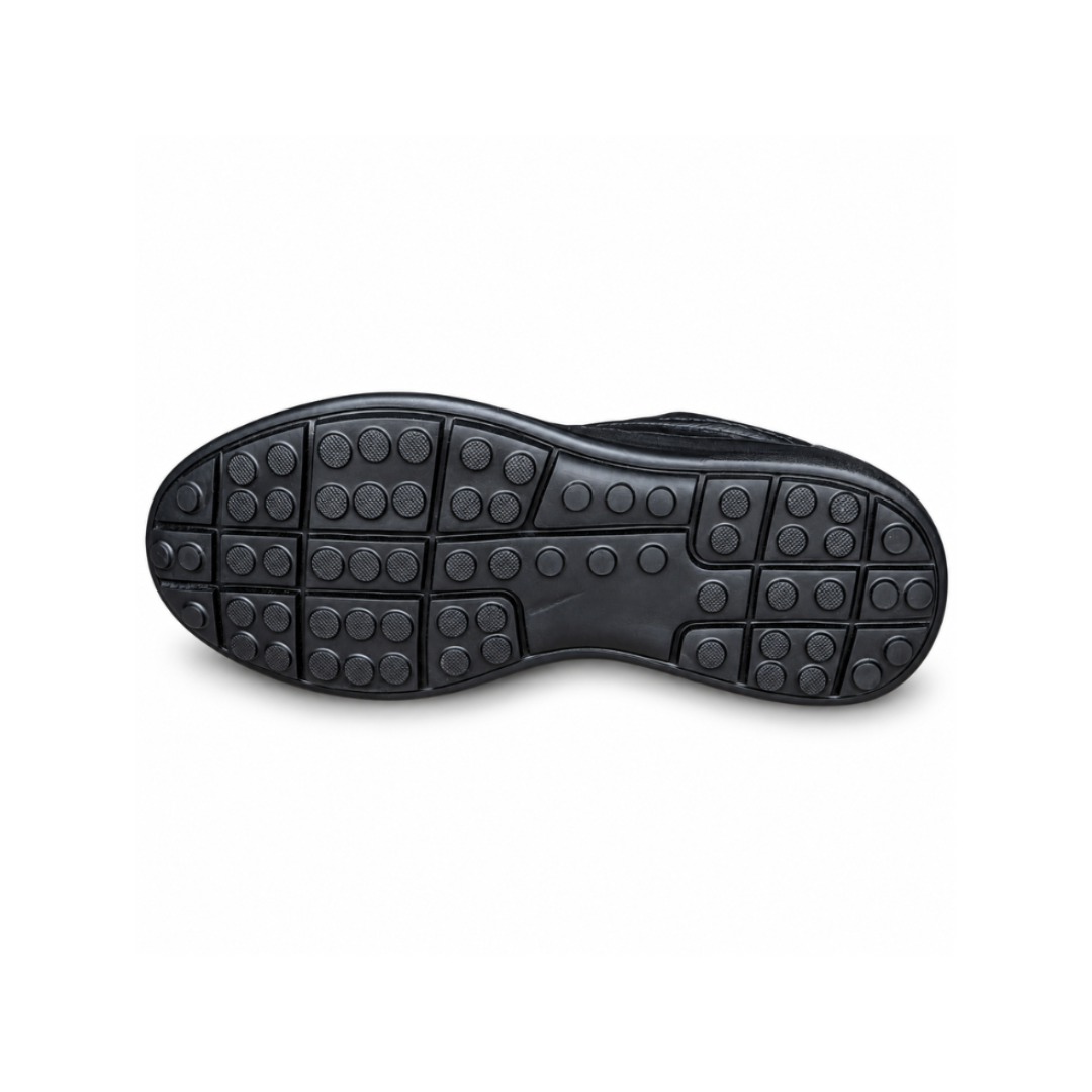 CHAUSSURE MEDICAL EN CUIR 673 NOIR - Shopilo Shoes
