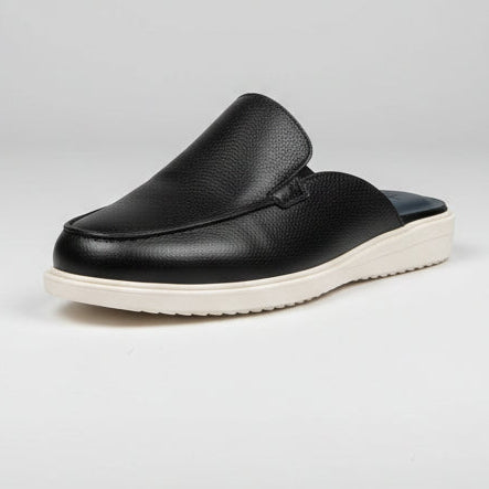 SP Mules - Cuir Noir - Shopilo Shoes