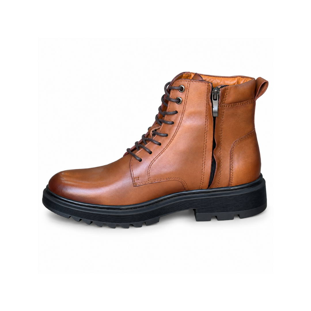 Bottine En Cuir N 4009 TABA