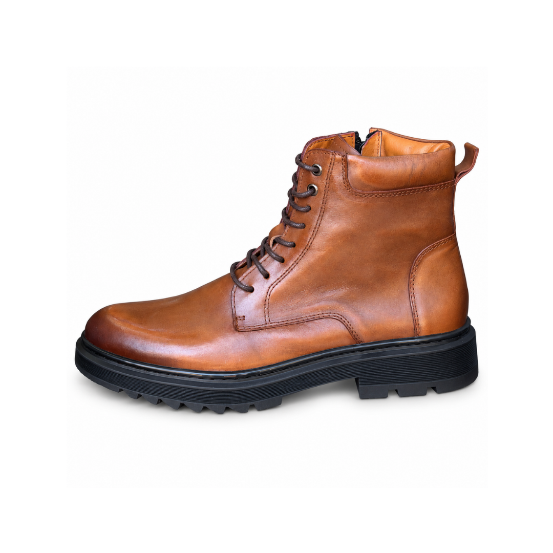 Bottine En Cuir N 4009 TABA
