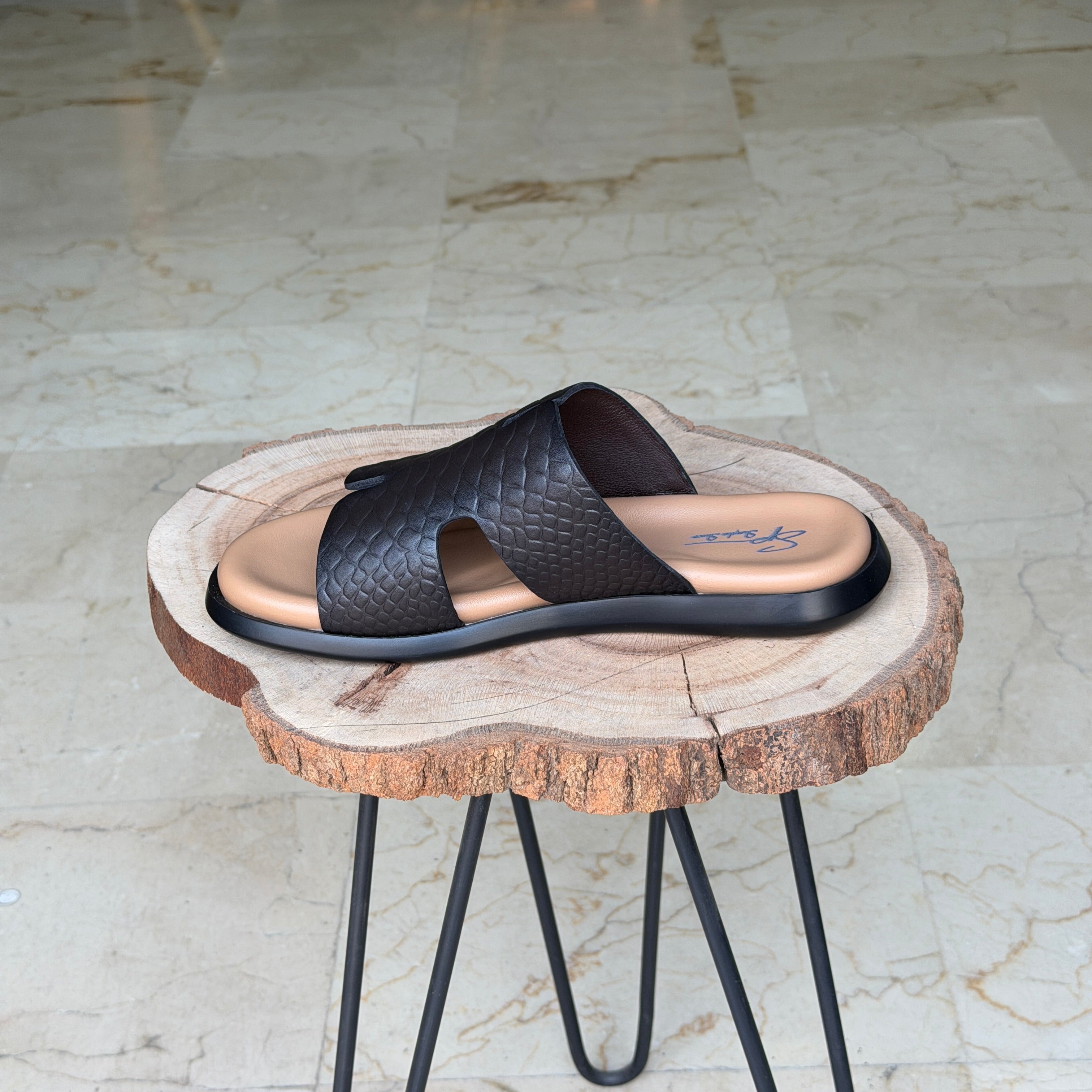 Sendale En Cuir Signateur 01 MARRON 1012 CROCO