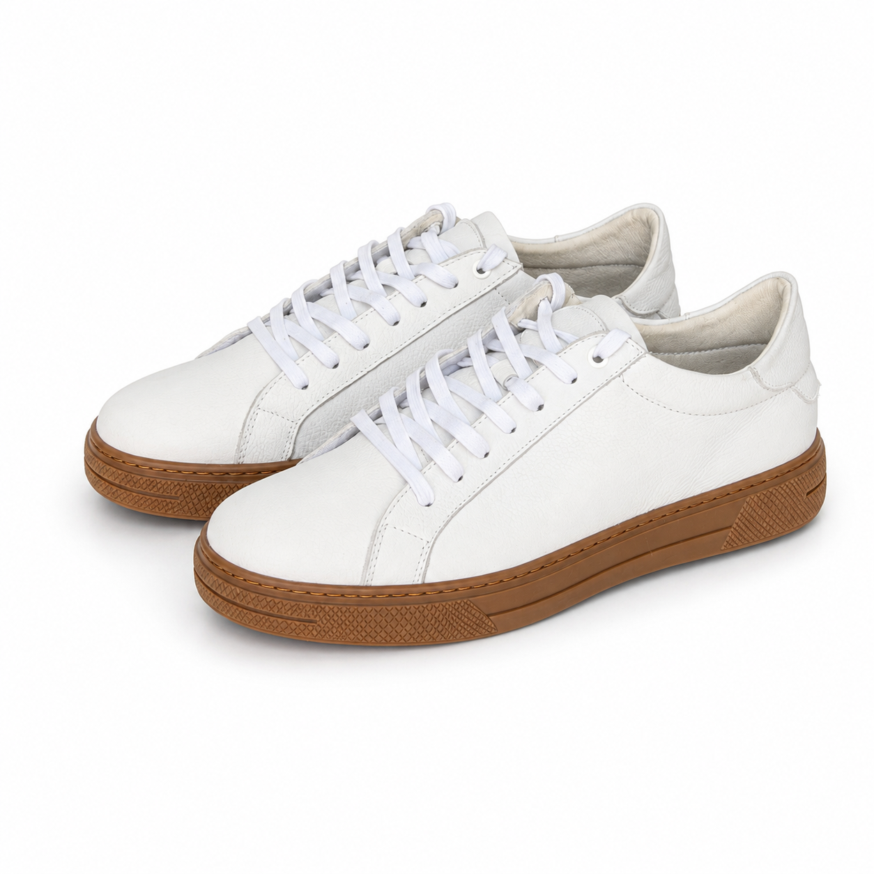 Baskets en Cuir standard 758 blanc-T