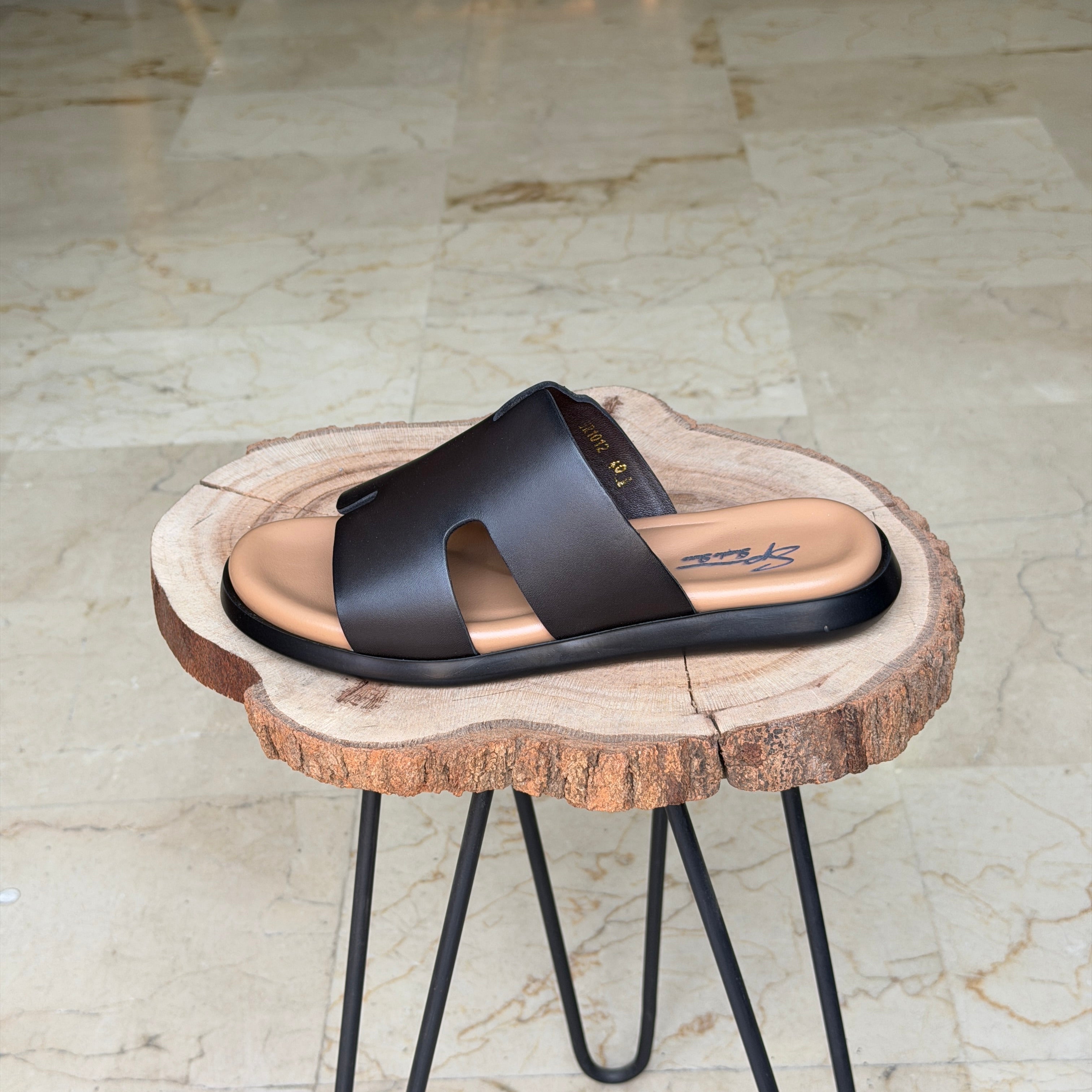 Sendale En Cuir Signateur 01 MARRON 1012 - Shopilo Shoes