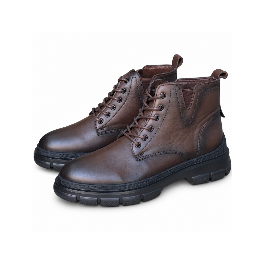 Bottine En Cuir STORM 503 MARRON