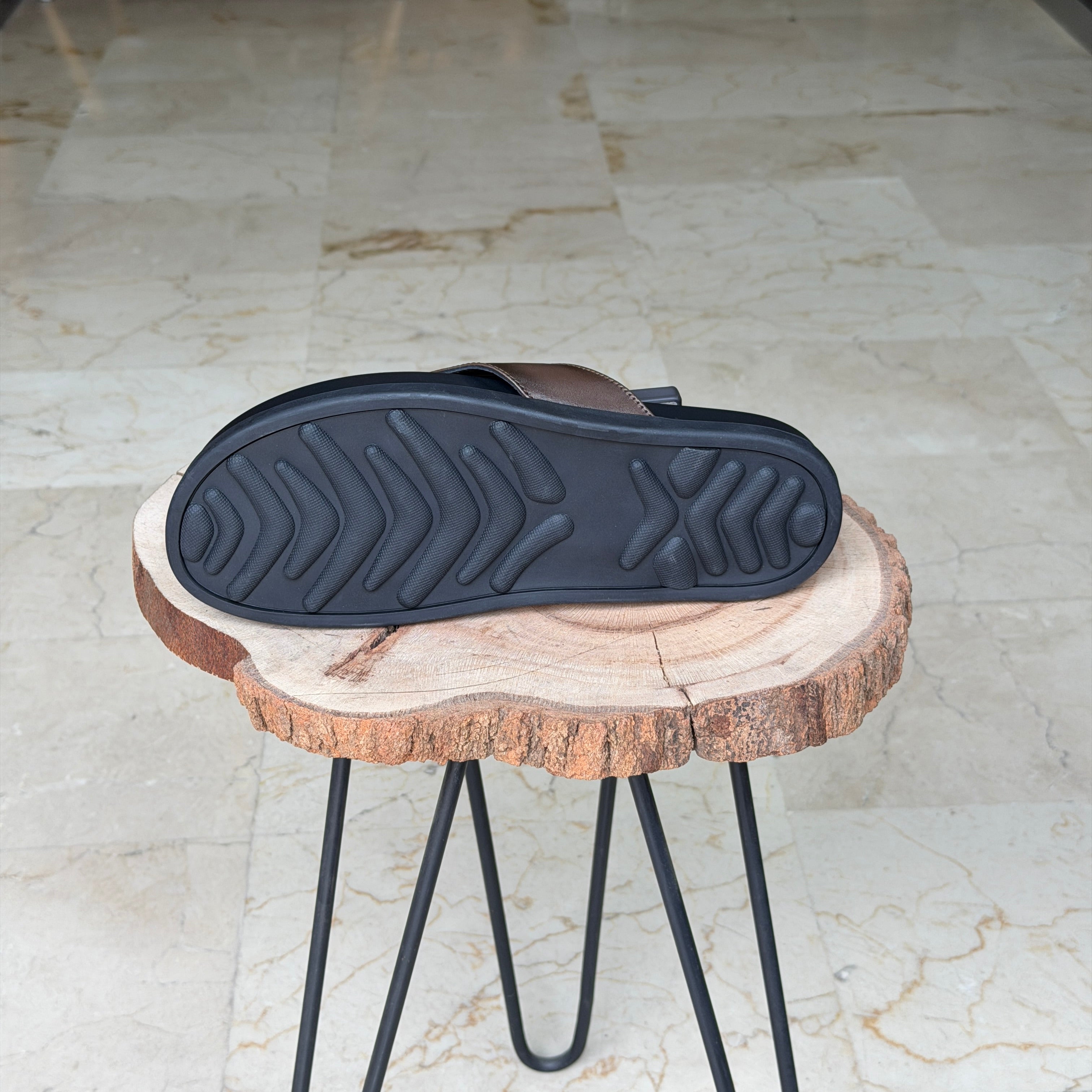 SANDALE EN CUIR Terra-Cuir 212 Taba - Shopilo Shoes