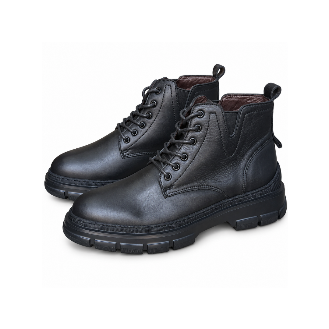 Bottine En Cuir STORM 503 NOIR